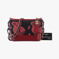 GABRIELLE print Red×black Fabric ×leather A91810 25134137ガブリエル プリント レッド×ブラック ファブリック×レザー A91810 25134137