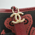 GABRIELLE print Red×black Fabric ×leather A91810 25134137ガブリエル プリント レッド×ブラック ファブリック×レザー A91810 25134137