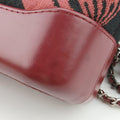 GABRIELLE print Red×black Fabric ×leather A91810 25134137ガブリエル プリント レッド×ブラック ファブリック×レザー A91810 25134137