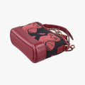 GABRIELLE print Red×black Fabric ×leather A91810 25134137ガブリエル プリント レッド×ブラック ファブリック×レザー A91810 25134137