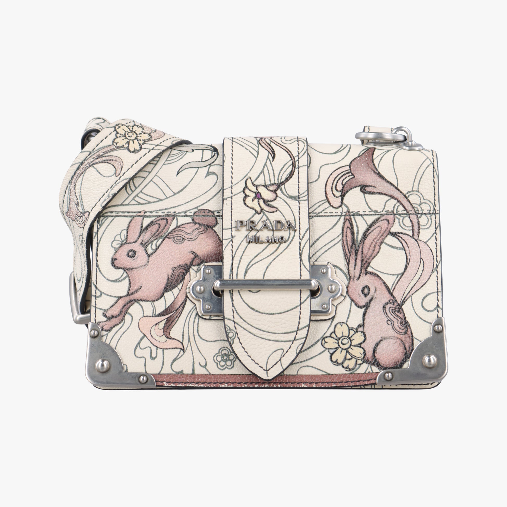 Rabbit print Multicolour Leather 25ラビットプリント マルチカラー レザー 25