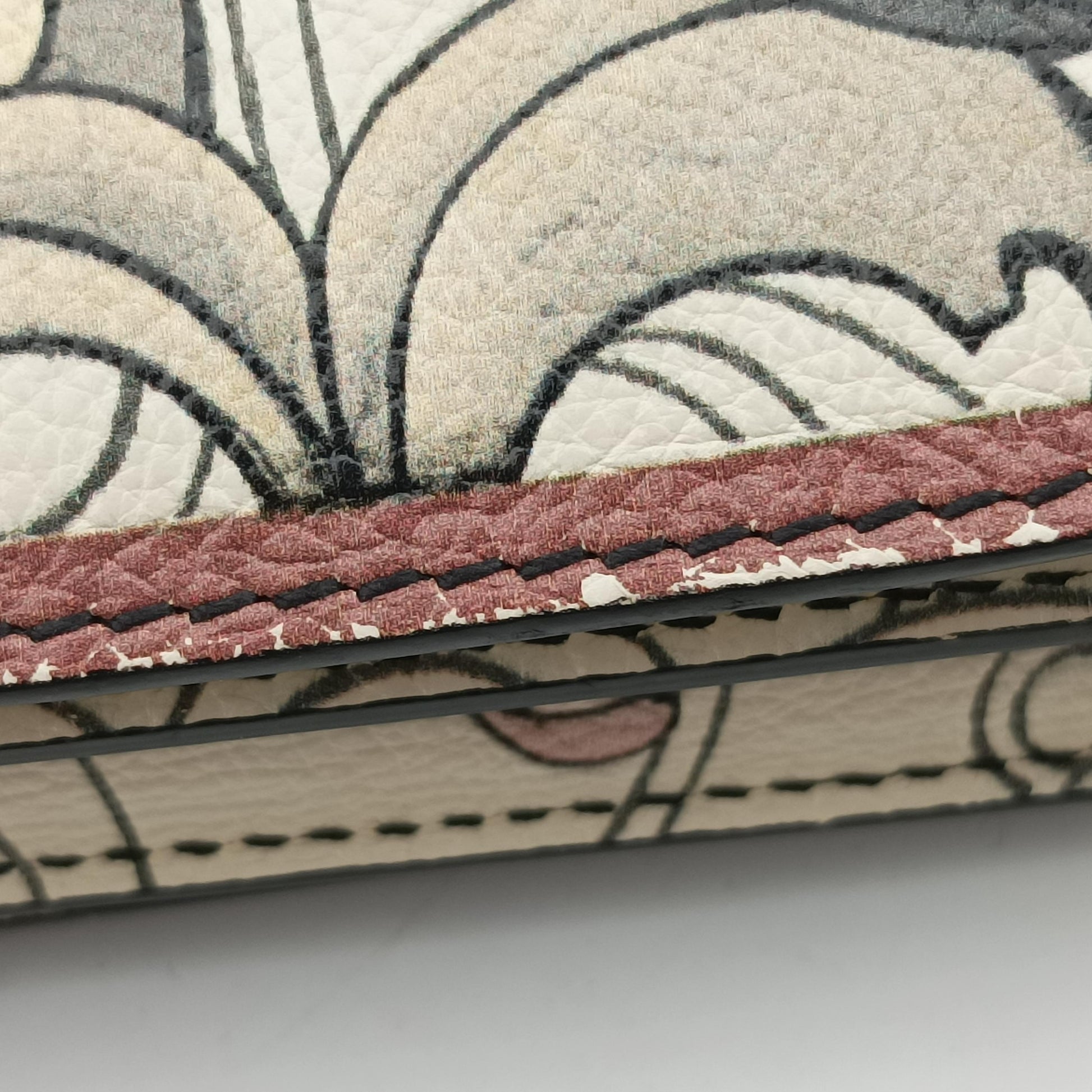 Rabbit print Multicolour Leather 25ラビットプリント マルチカラー レザー 25