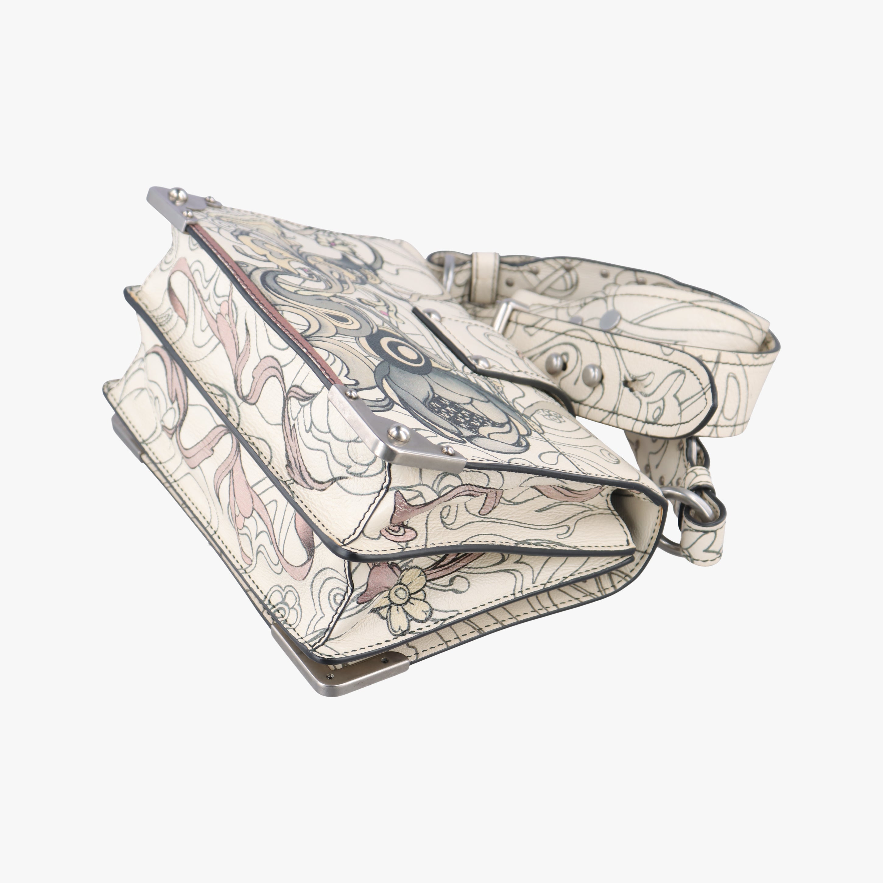 Rabbit print Multicolour Leather 25ラビットプリント マルチカラー レザー 25