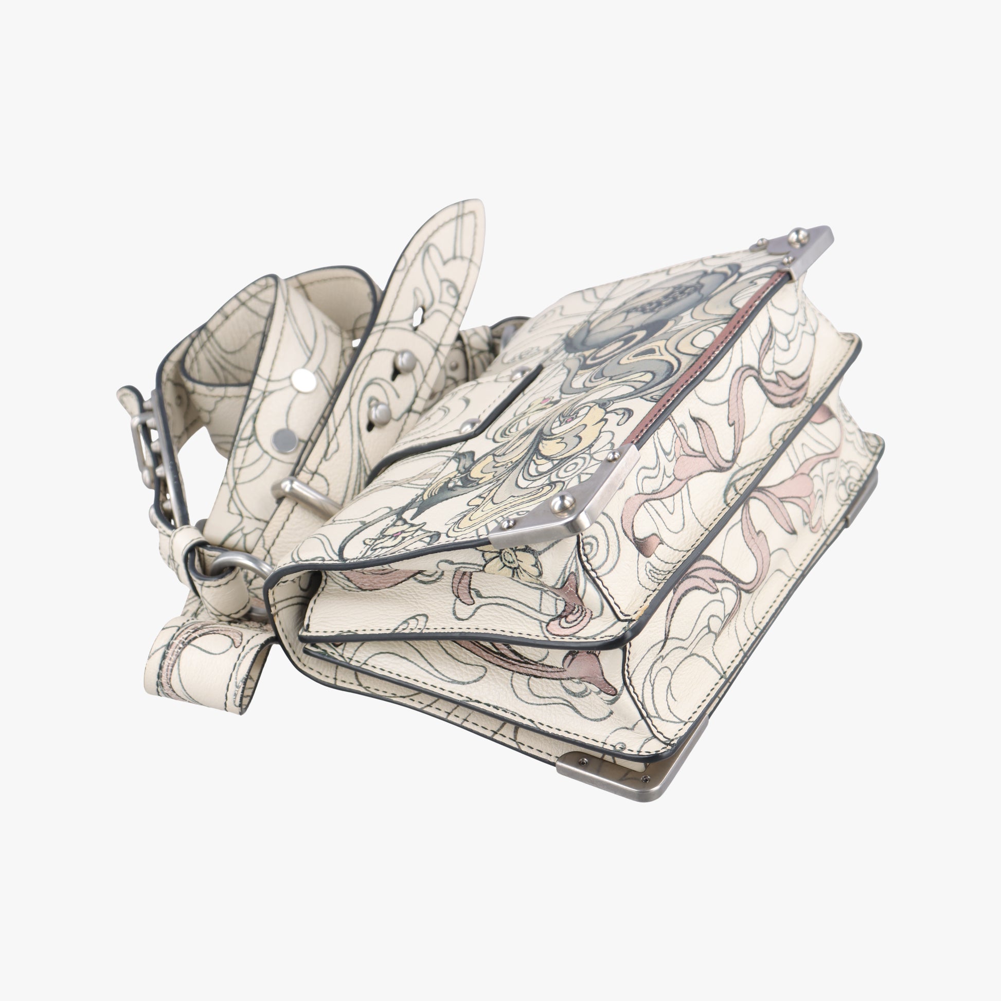 Rabbit print Multicolour Leather 25ラビットプリント マルチカラー レザー 25