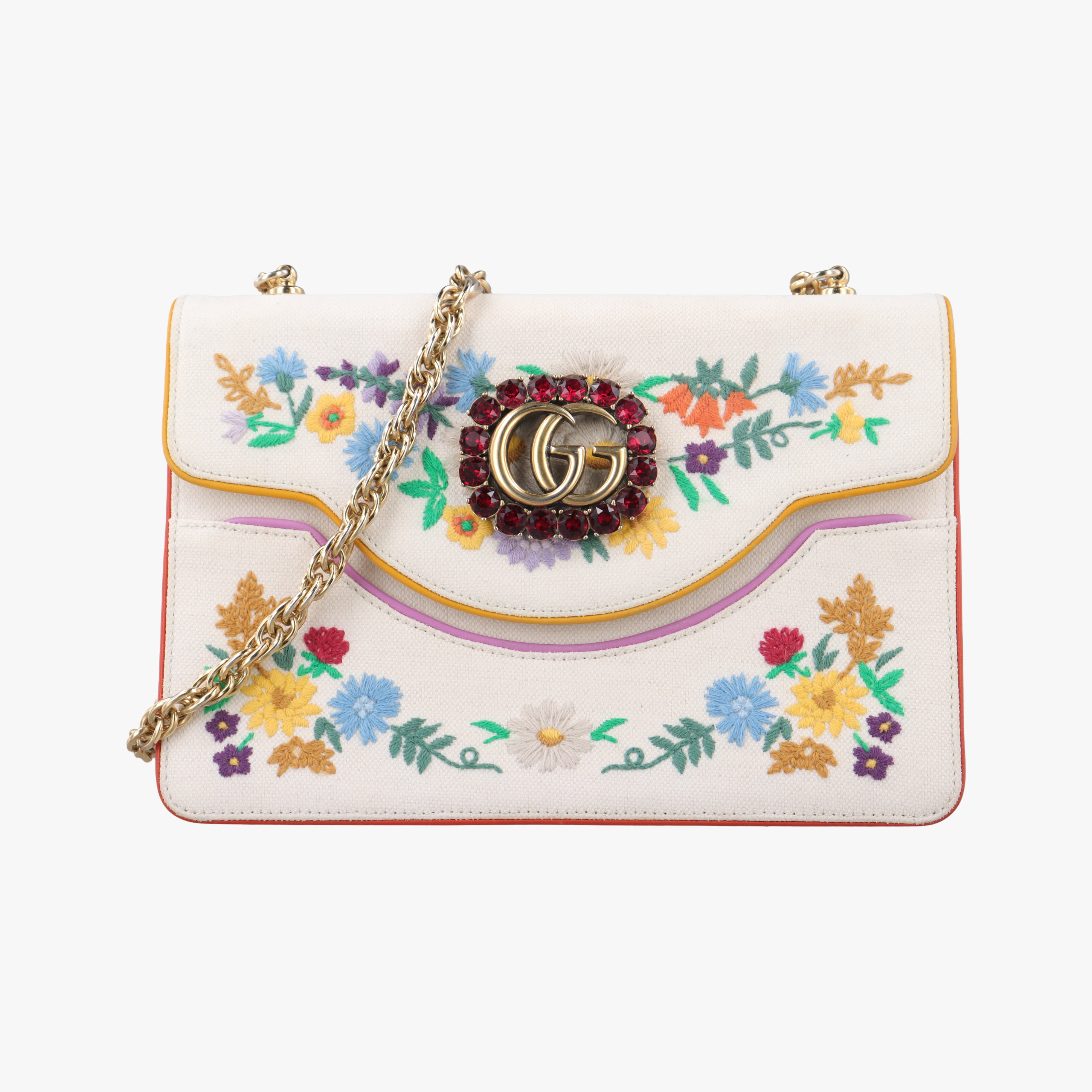 Cotton Linen Floral Cat White Canvas 499617 I023933962コットンリネンフローラルキャット ホワイト キャンバス  499617 I023933962