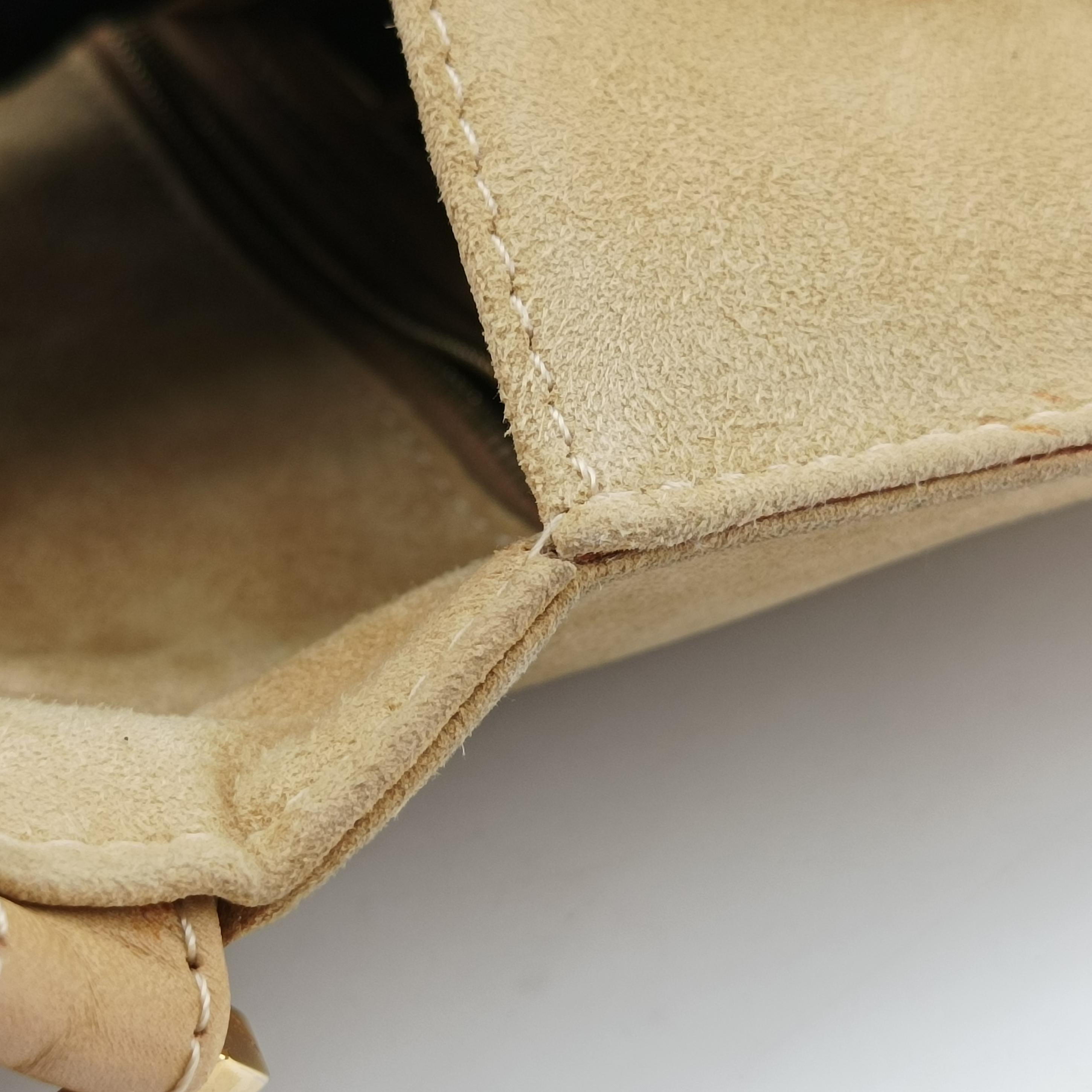 Baguette beige suede 001632 001632.001マンマバケット ベージュ スエード 001632 001632.001