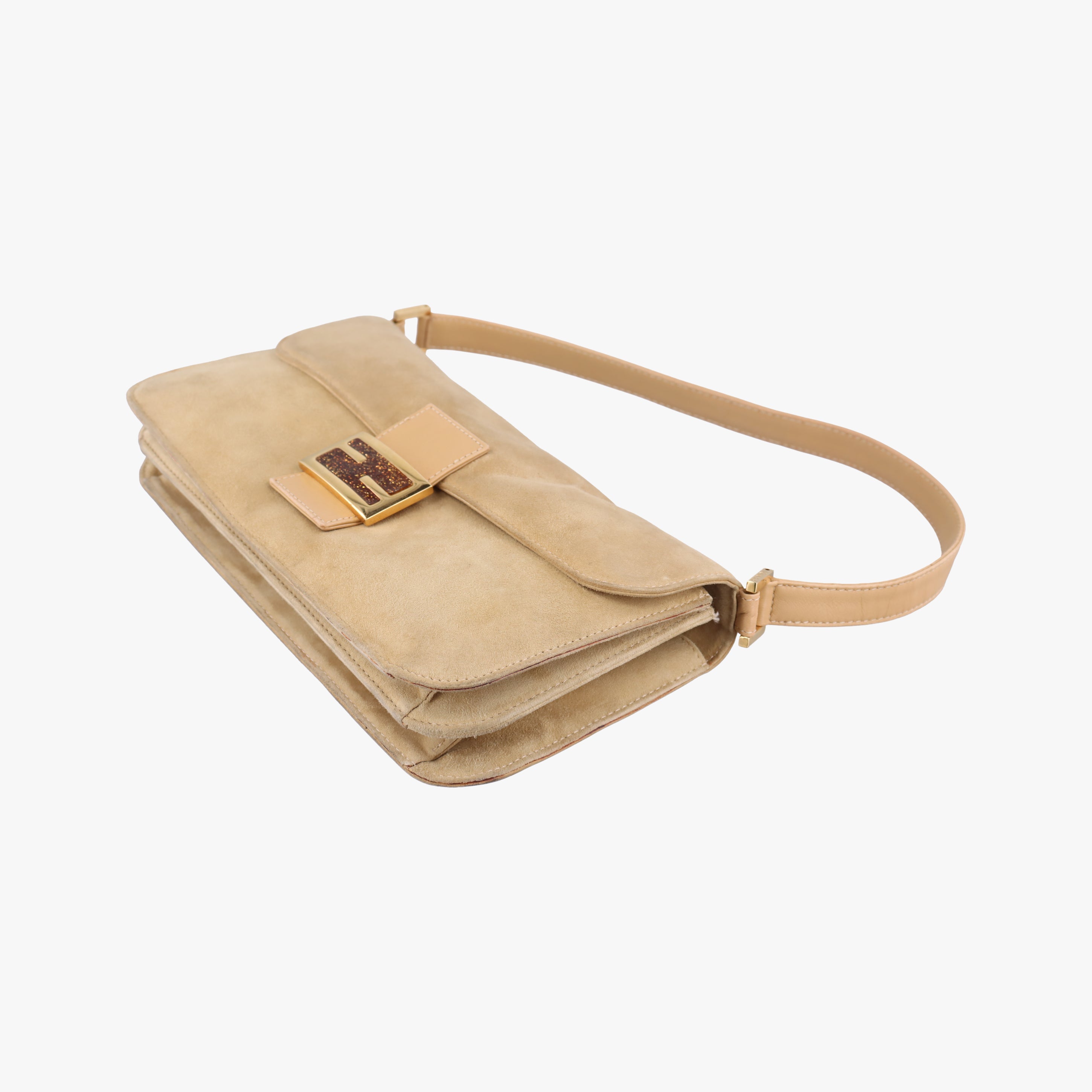 Baguette beige suede 001632 001632.001マンマバケット ベージュ スエード 001632 001632.001