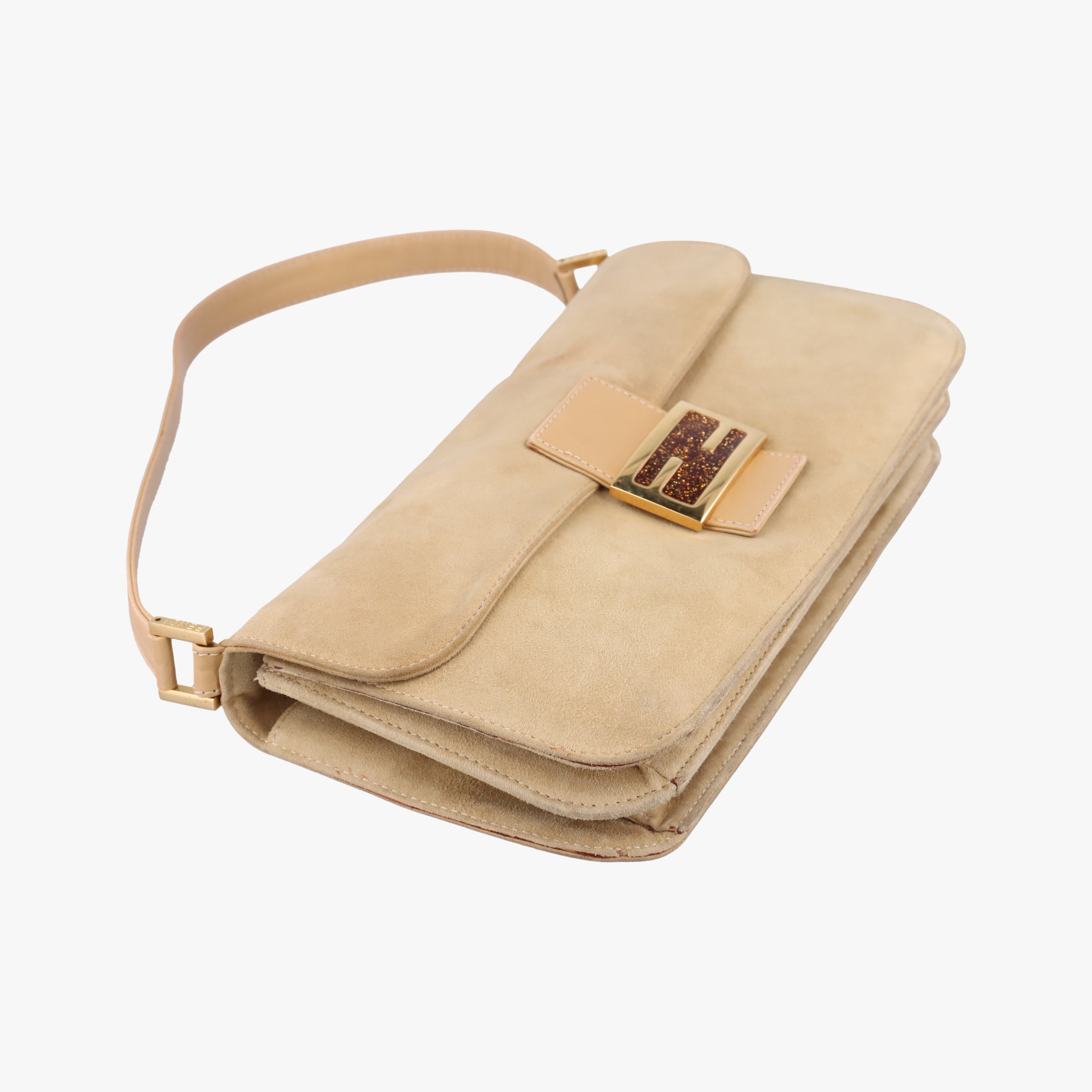 Baguette beige suede 001632 001632.001マンマバケット ベージュ スエード 001632 001632.001