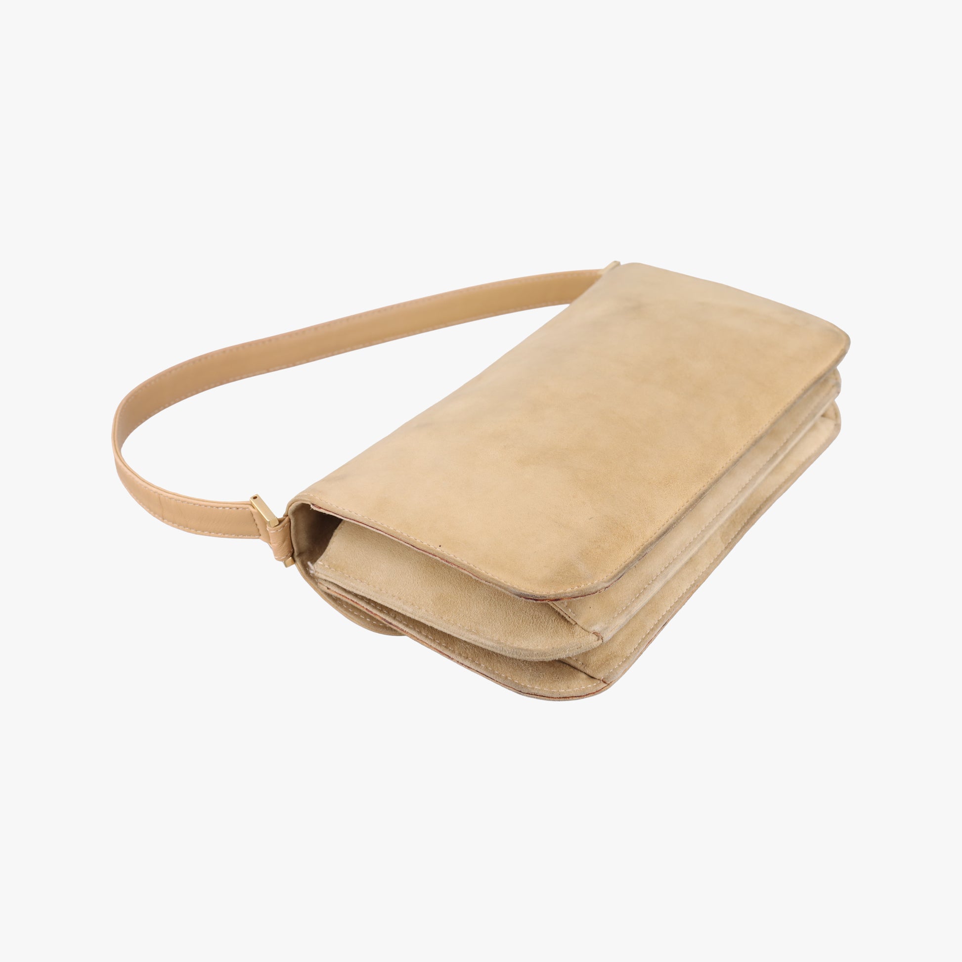 Baguette beige suede 001632 001632.001マンマバケット ベージュ スエード 001632 001632.001