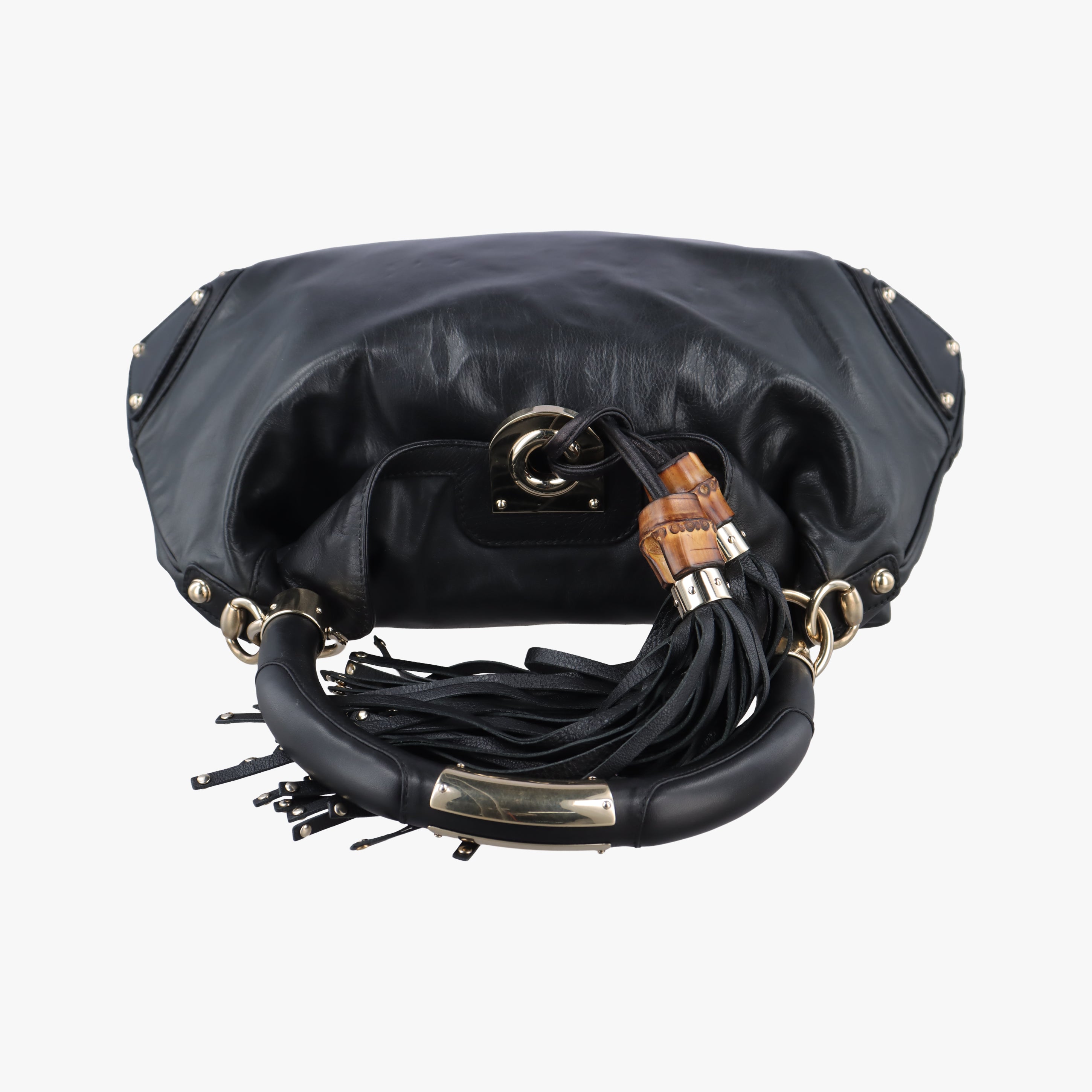 Indy Babouska Black Leather 185566 E1559597インディ ブラック レザー 185566 E1559597