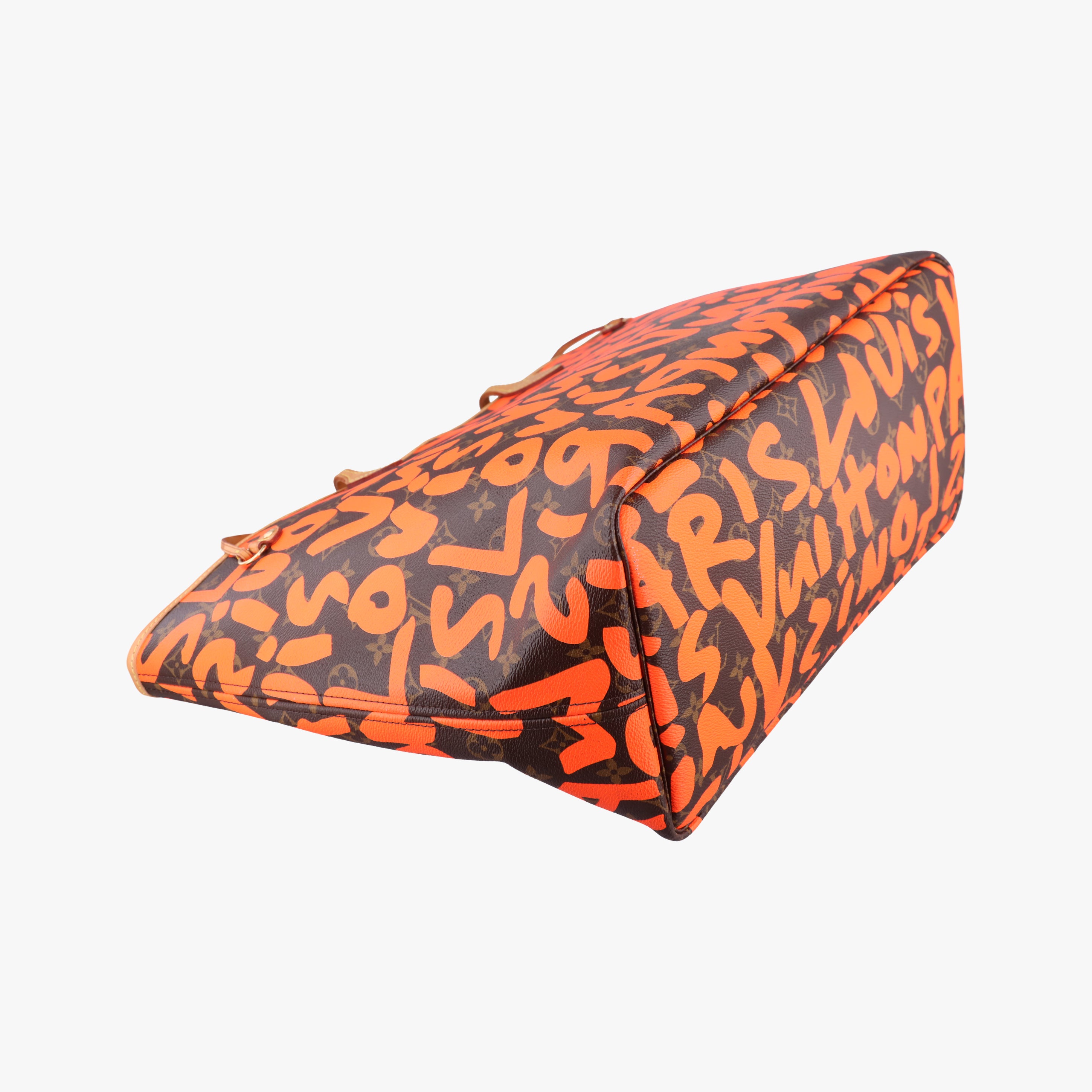 Neverfull GM Orange x Brown Coated Canvas M93702 FL1049ネヴァーフルGM オレンジ×ブラウン コーティングキャンバス M93702 FL1049