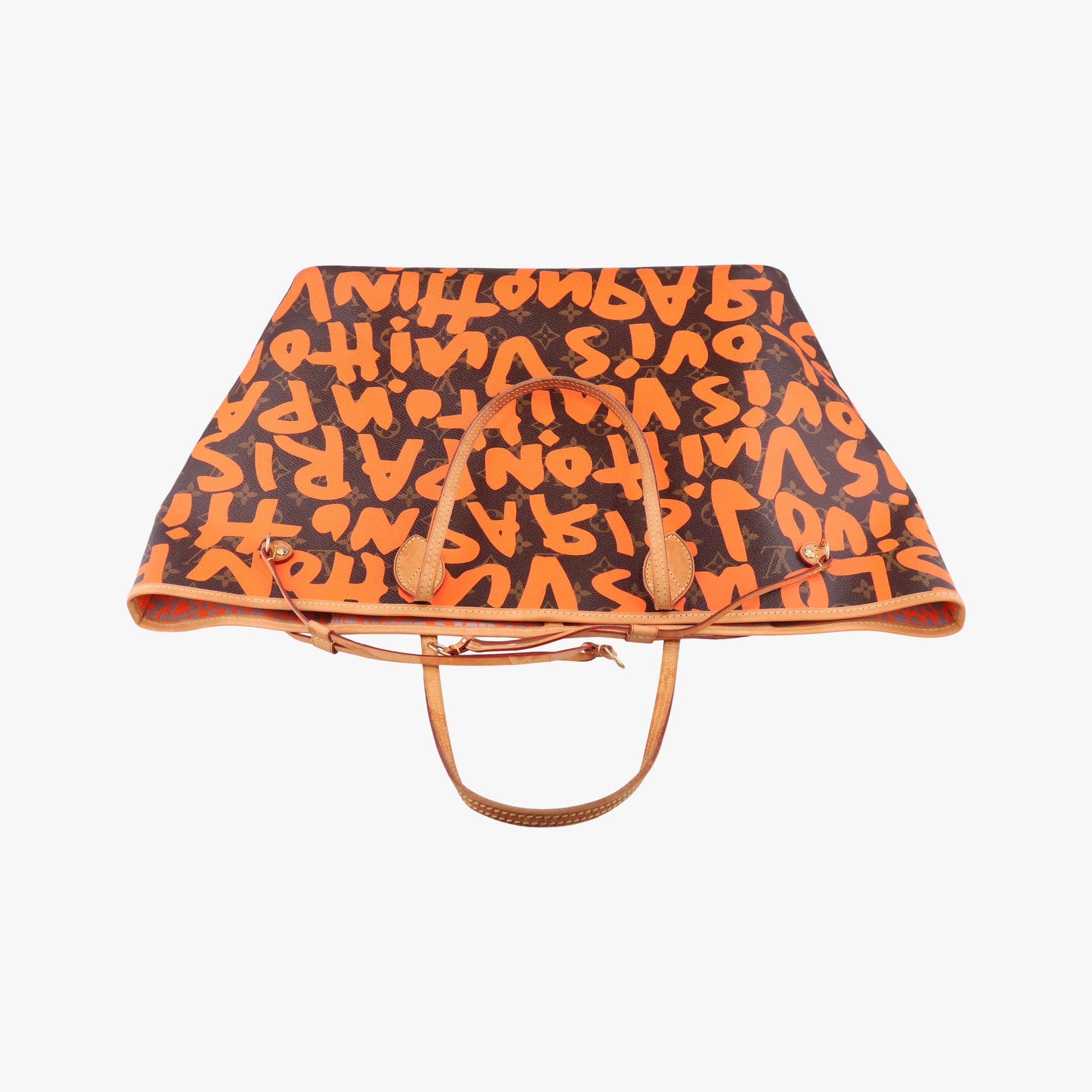 Neverfull GM Orange x Brown Coated Canvas M93702 FL1049ネヴァーフルGM オレンジ×ブラウン コーティングキャンバス M93702 FL1049