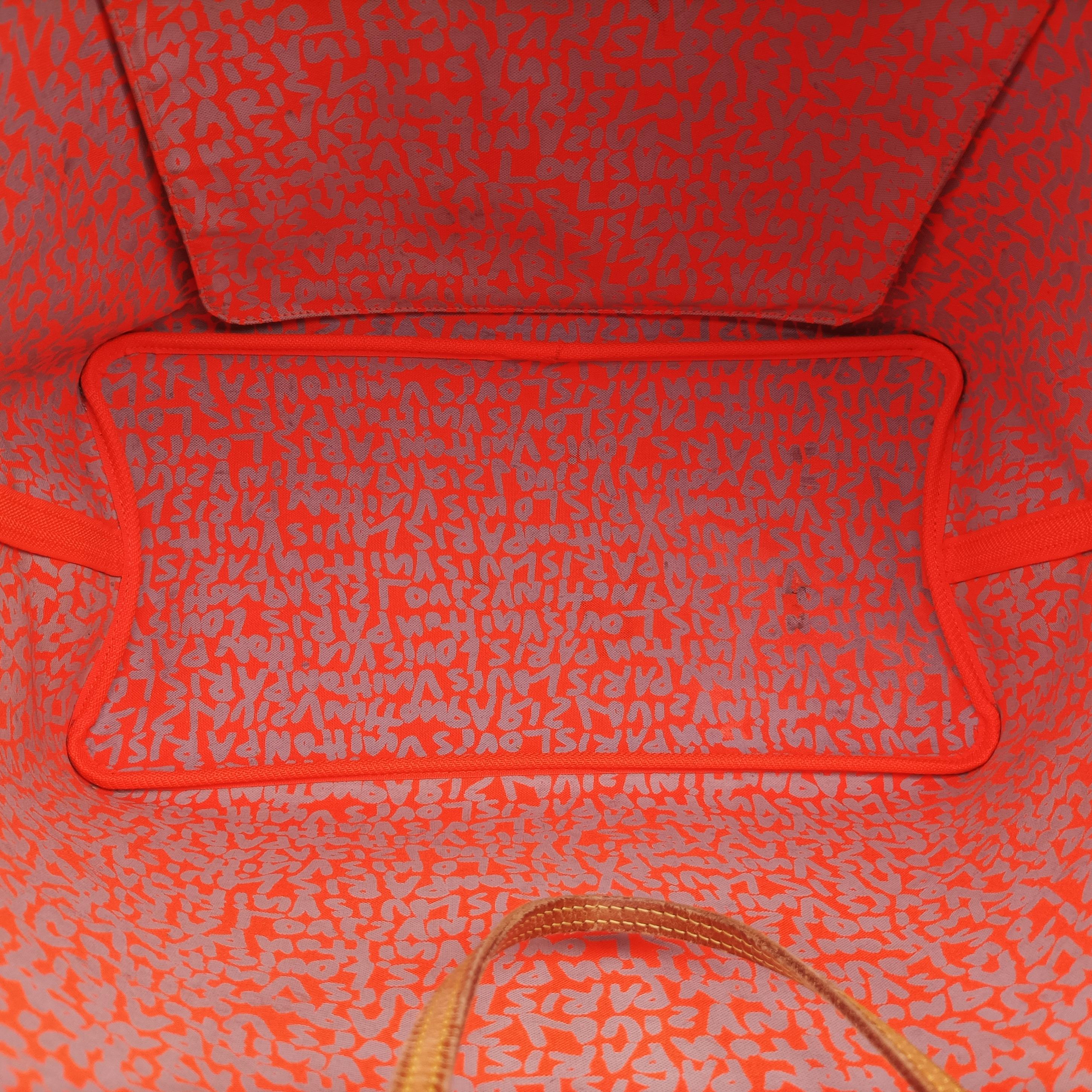 Neverfull GM Orange x Brown Coated Canvas M93702 FL1049ネヴァーフルGM オレンジ×ブラウン コーティングキャンバス M93702 FL1049