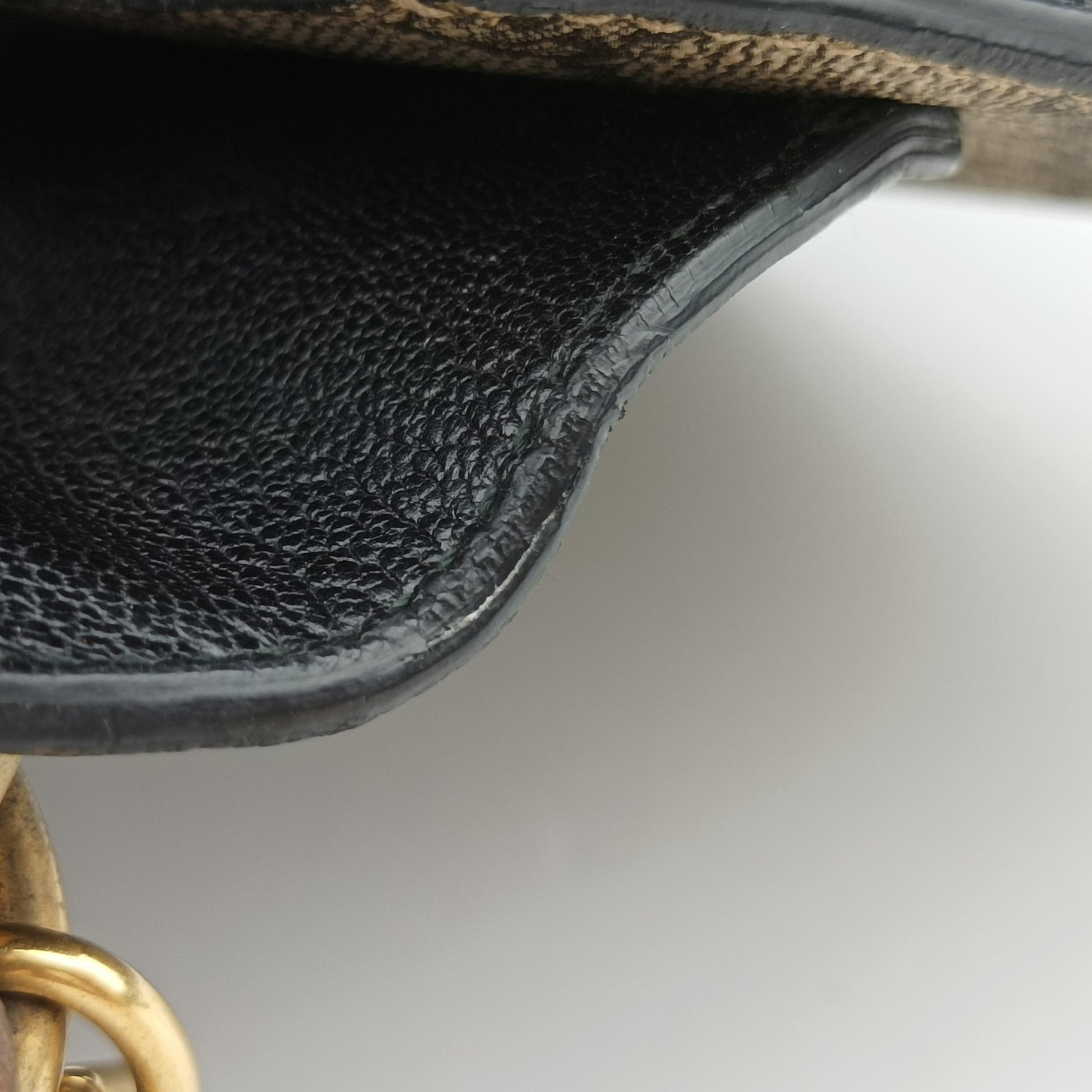 Mini Fox Brooch Bamboo Beige×Multicolour PVC coated canvas×Leather 466428 G023661145ミニ フォックス ブローチ バンブー ベージュ×マルチカラー PVCコーティングキャンバス×レザー 466428 G023661145