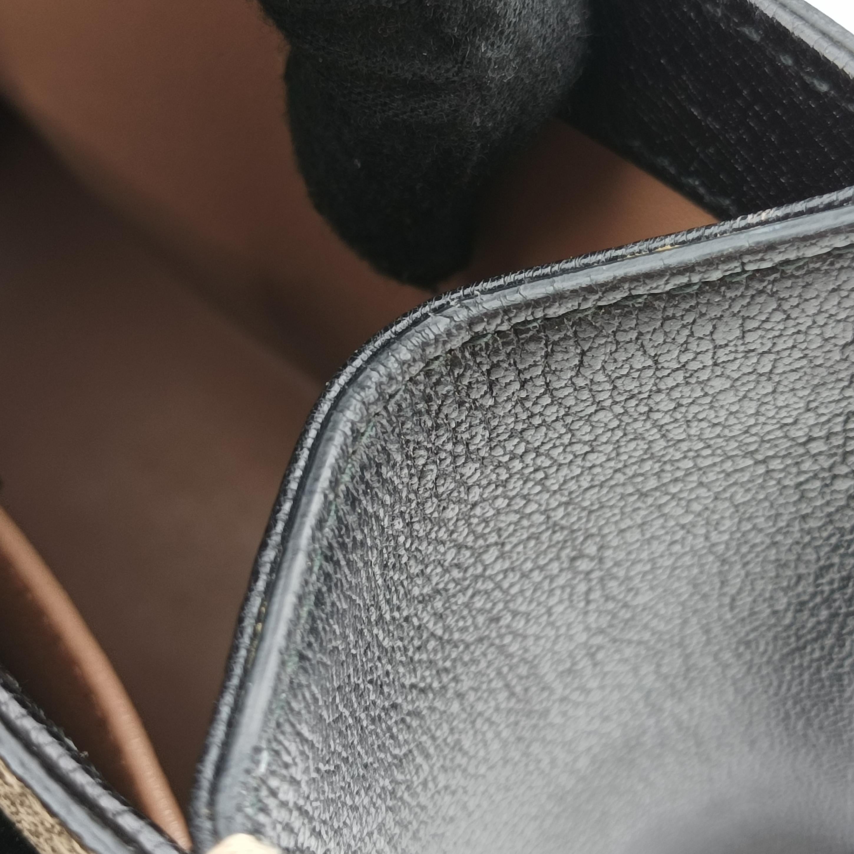 Mini Fox Brooch Bamboo Beige×Multicolour PVC coated canvas×Leather 466428 G023661145ミニ フォックス ブローチ バンブー ベージュ×マルチカラー PVCコーティングキャンバス×レザー 466428 G023661145