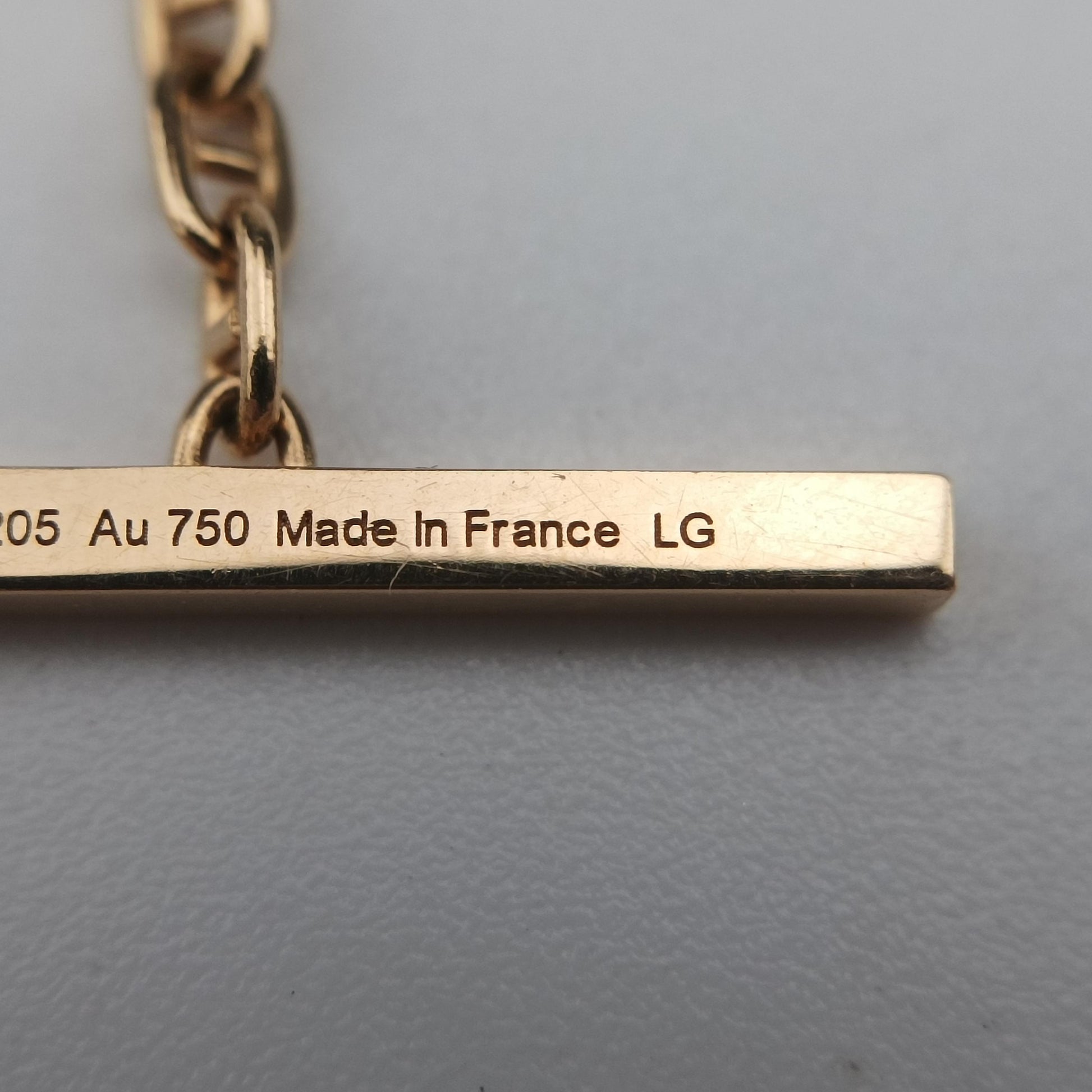 Chaine d'Ancre Contour Rose golden AU750 23AE129205シェーヌ ダンクル コントゥール ローズゴールド AU750 23AE129205