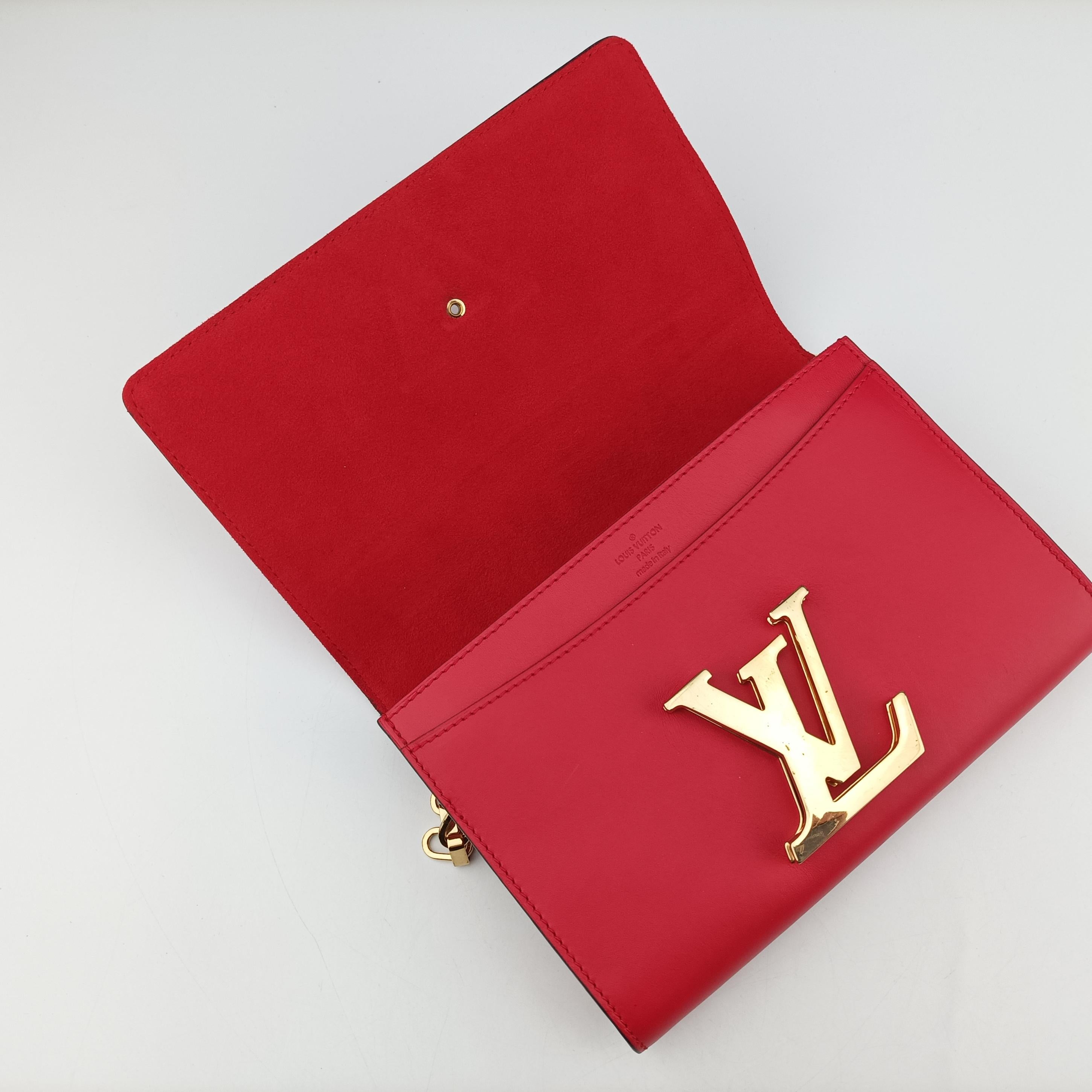 Pochette Louise GM Red leather M94647 PL4114ポシェット ルイーズGM レッド レザー M94647 PL4114