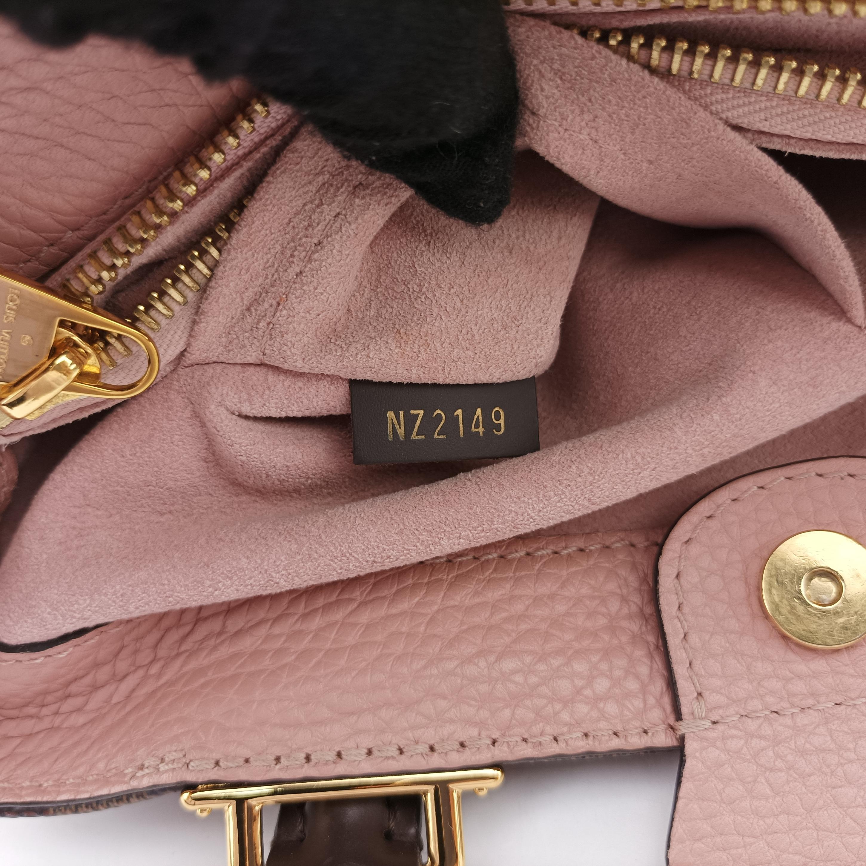 Brittany EBENE×Magnolia Damier Canvas×calf leather N41674 NZ2149ブリタニー エベーヌ×マグノリア ダミエキャンバス×カーフレザー N41674 NZ2149