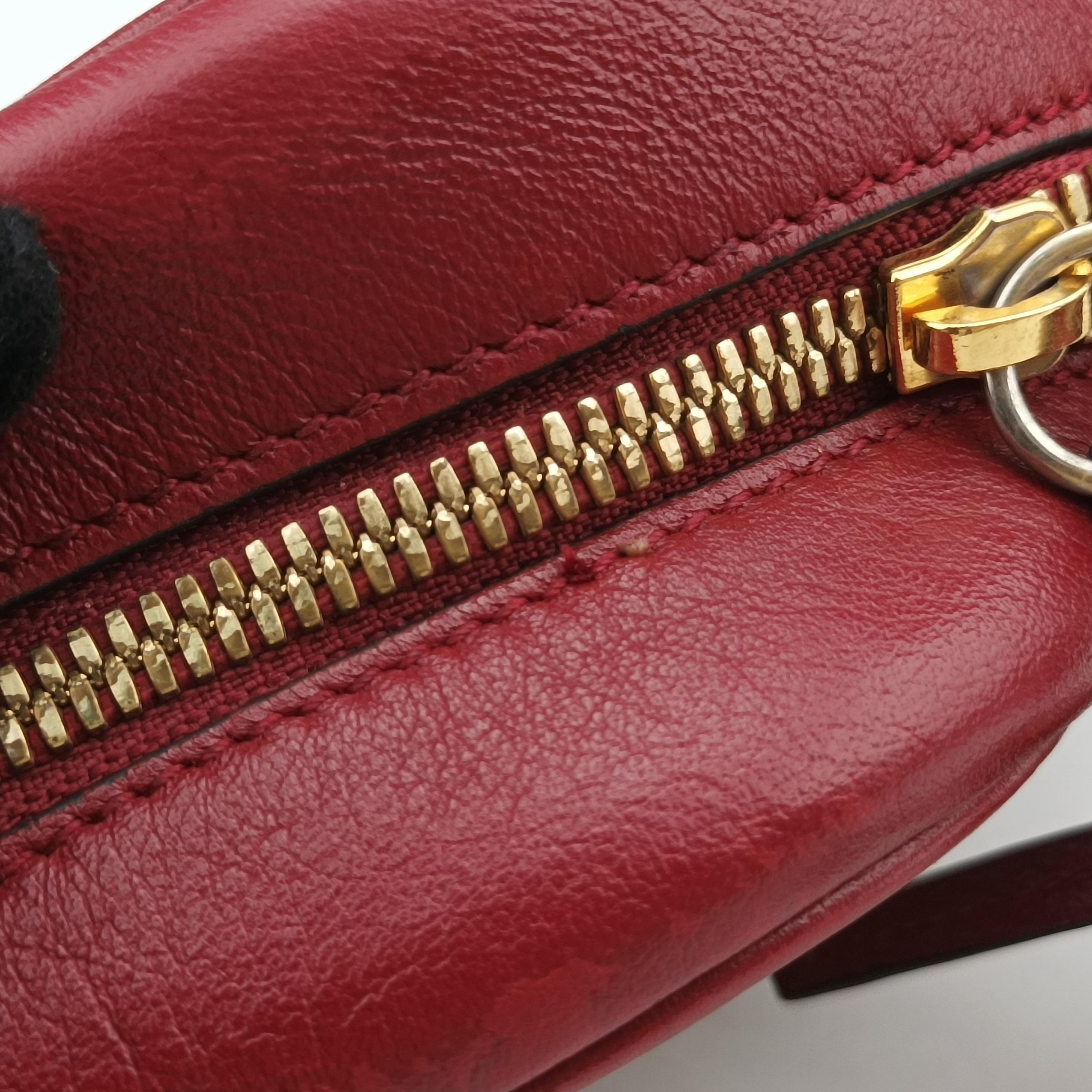 GG Marmont Beige x Red Fabric x leather 447632 G031735755GGマーモント ベージュ×レッド ファブリック×レザー 447632 G031735755