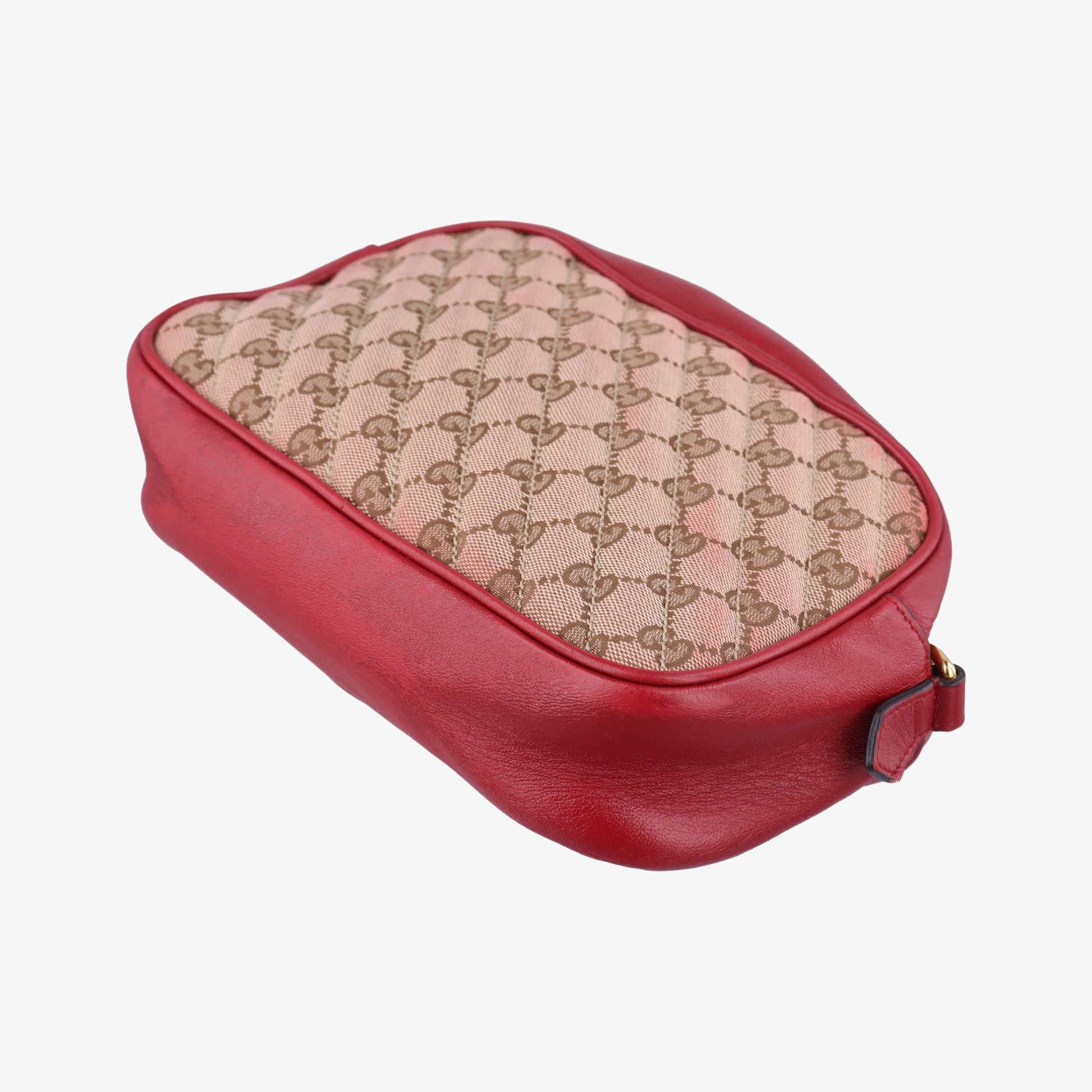 GG Marmont Beige x Red Fabric x leather 447632 G031735755GGマーモント ベージュ×レッド ファブリック×レザー 447632 G031735755