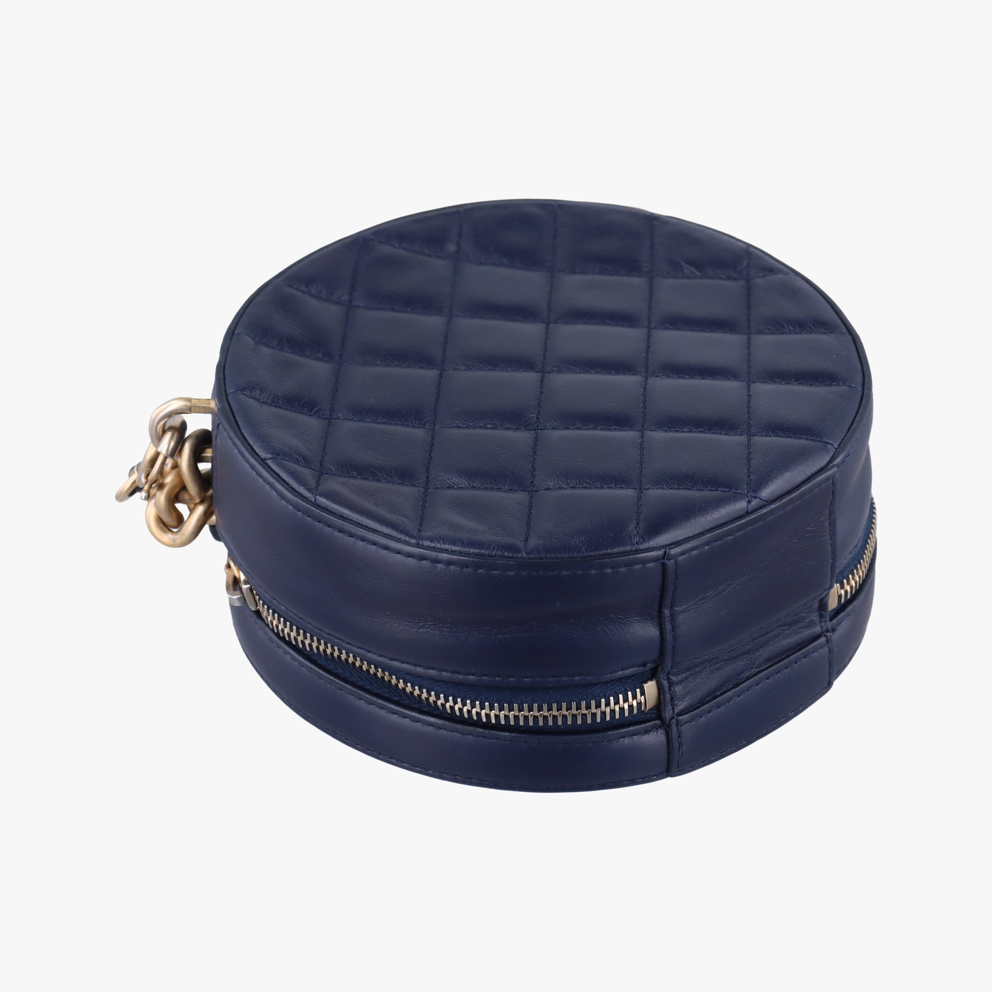 Round As Earth navy leather A91946 25097767ココマーク ラウンド ネイビー  レザー A91946 25097767