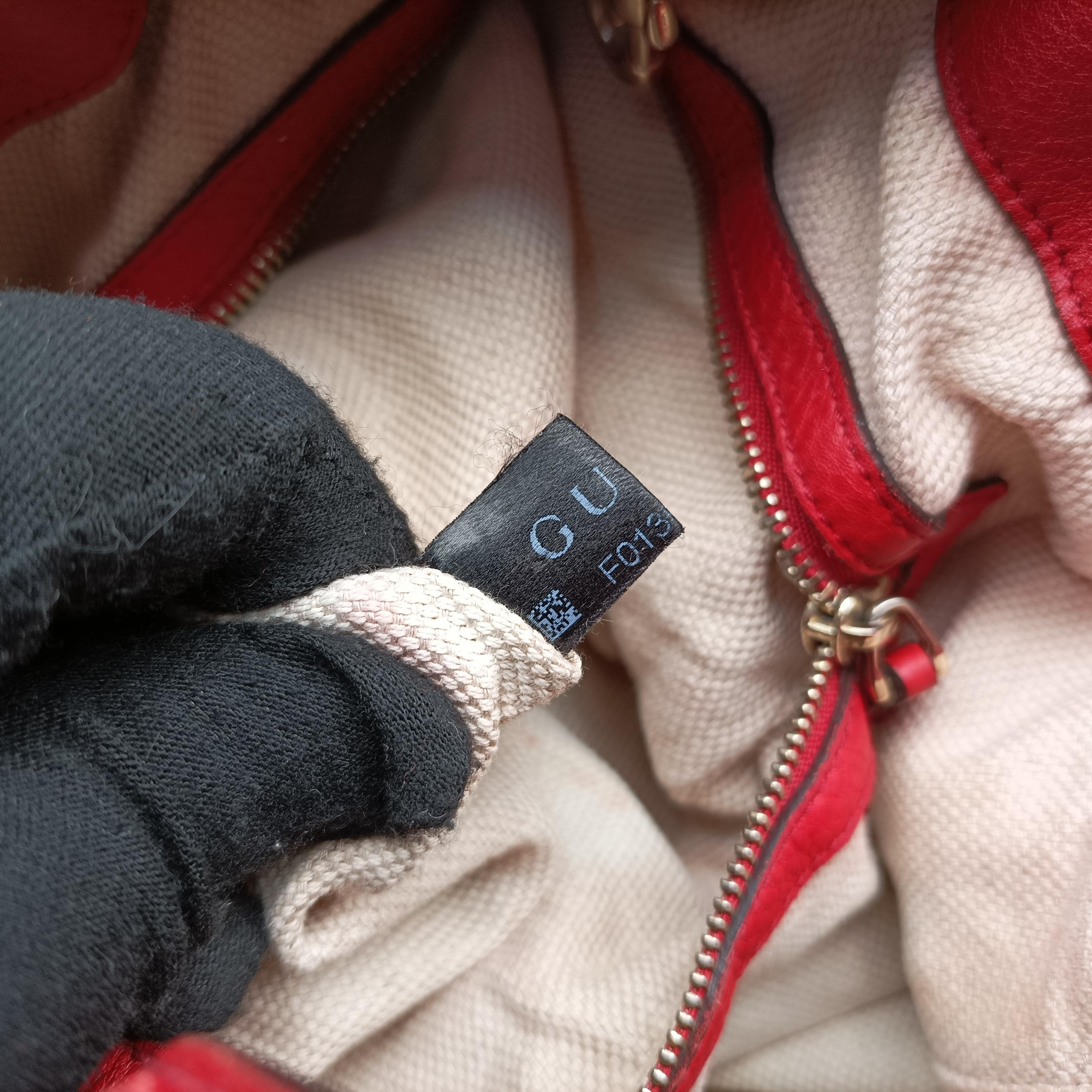 Soho Red leather 308982 Lot number unknownソーホー レッド レザー 308982 製番不明