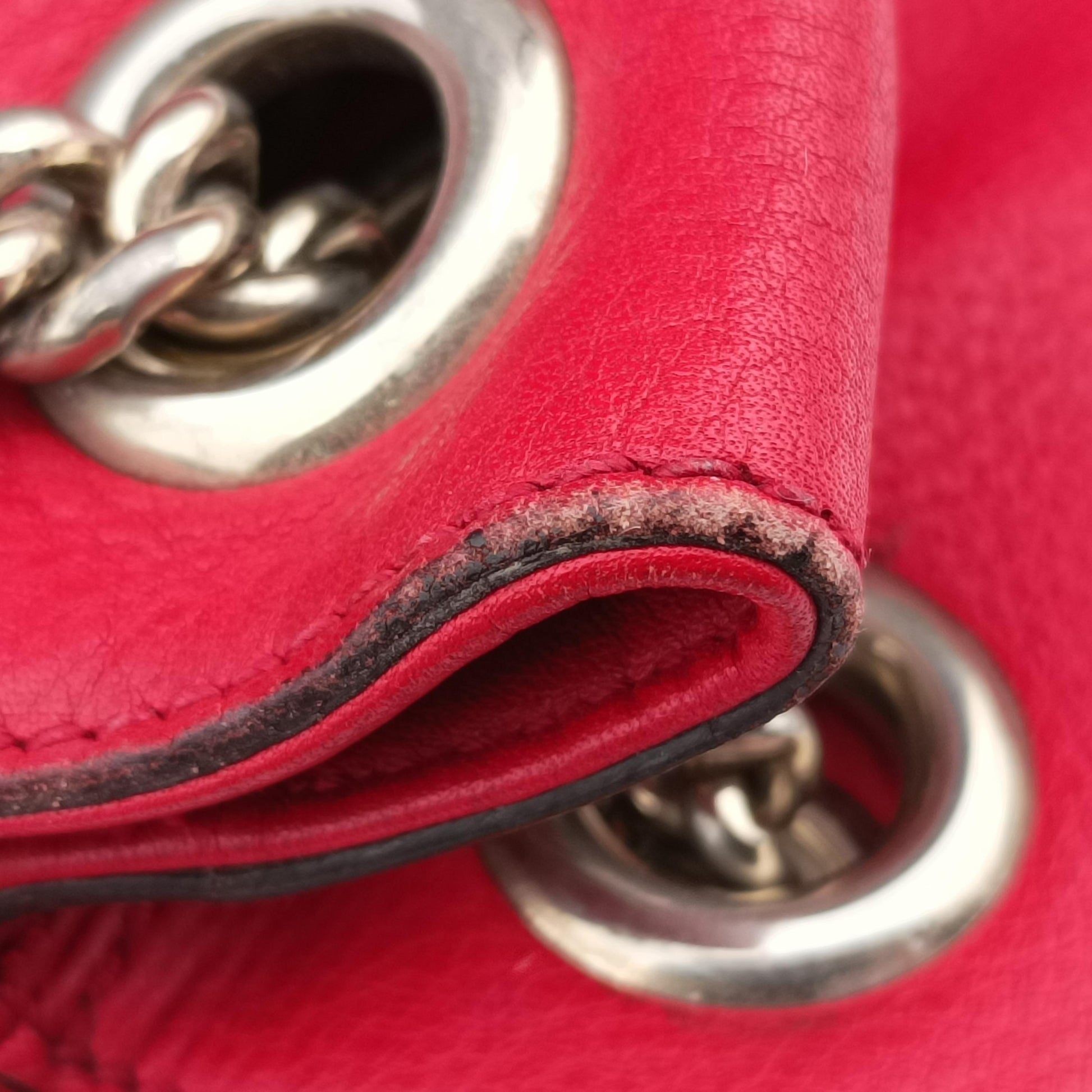 Soho Red leather 308982 Lot number unknownソーホー レッド レザー 308982 製番不明