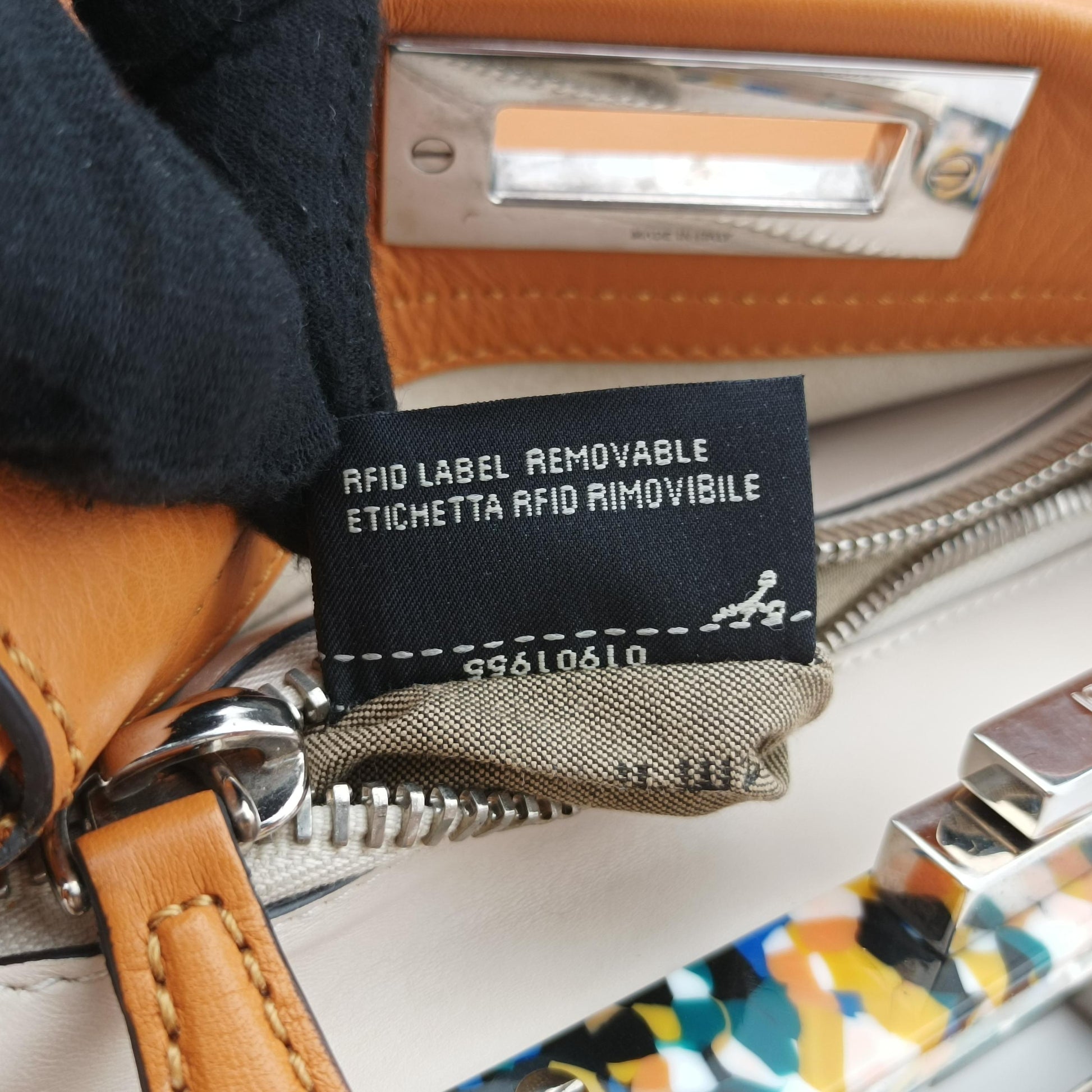 PEEKABOO Orange Leather 8BN290 8BN290-5ZY-168-8040ピーカブー オレンジ レザー 8BN290 8BN290-5ZY-168-8040