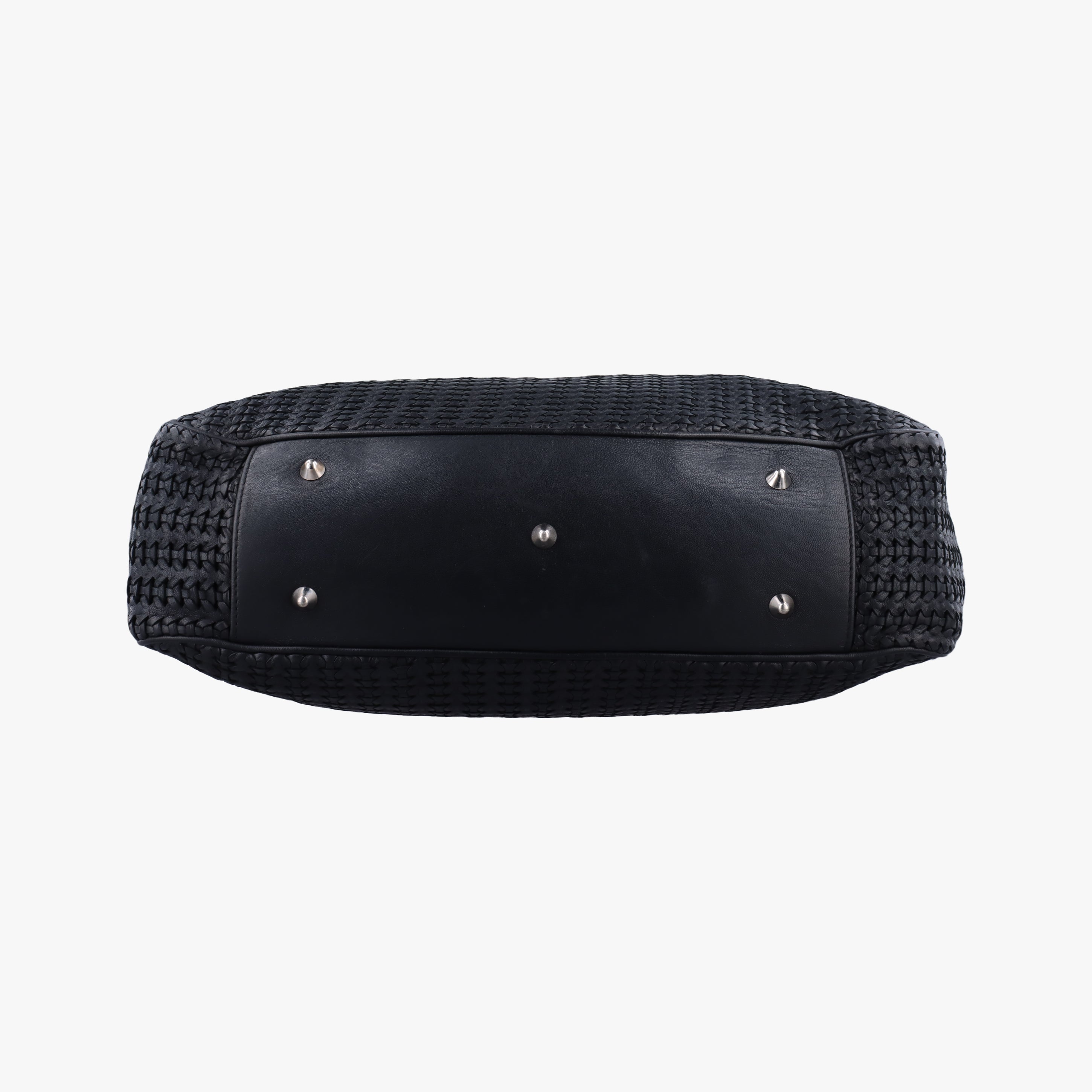 Soft Lady Dior Canage INTRECCIATO Tote Black lambskin 01-RU-0058ソフト レディディオール カナージュ イントレチャート トート ブラック ラムスキン 01-RU-0058