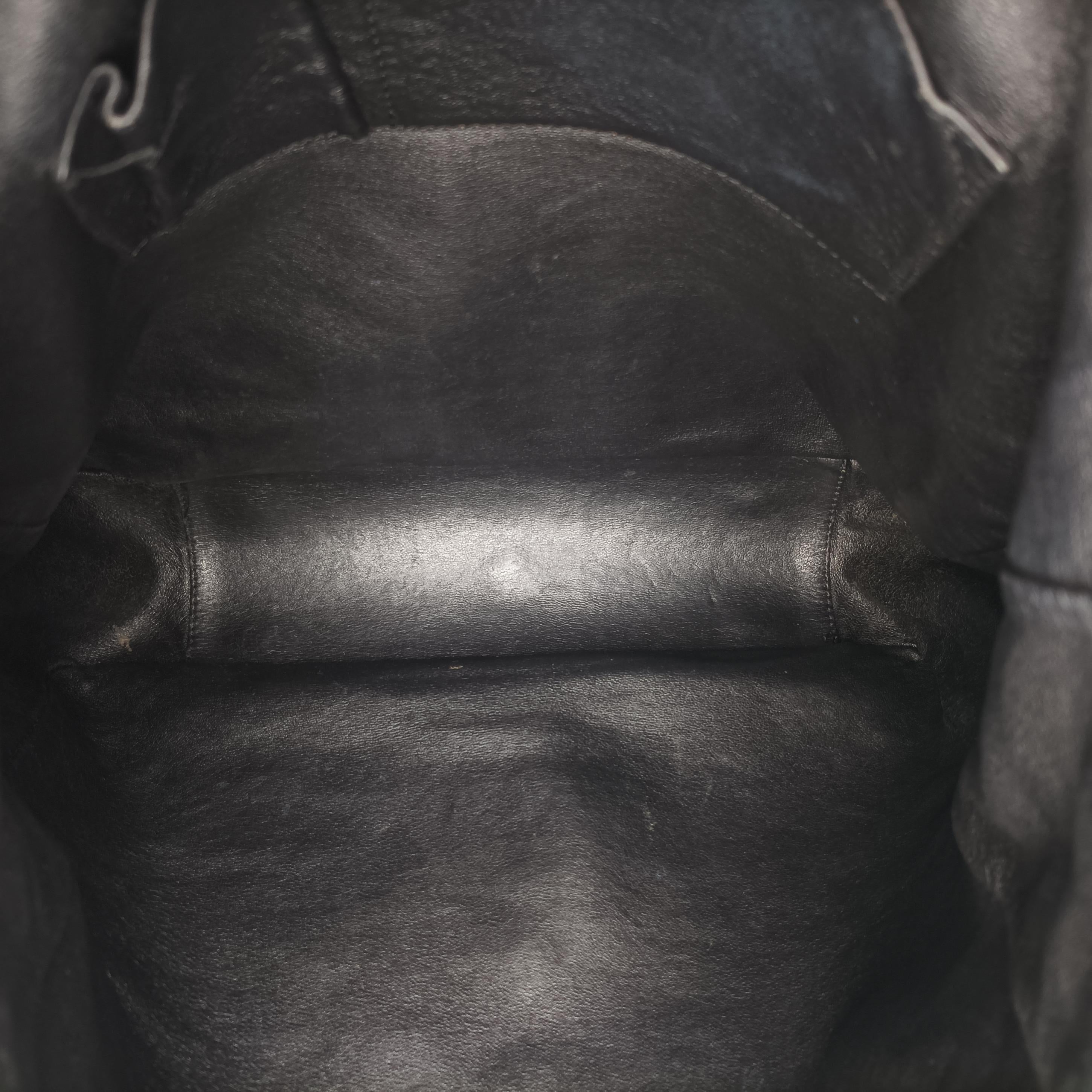 Soft Lady Dior Canage INTRECCIATO Tote Black lambskin 01-RU-0058ソフト レディディオール カナージュ イントレチャート トート ブラック ラムスキン 01-RU-0058