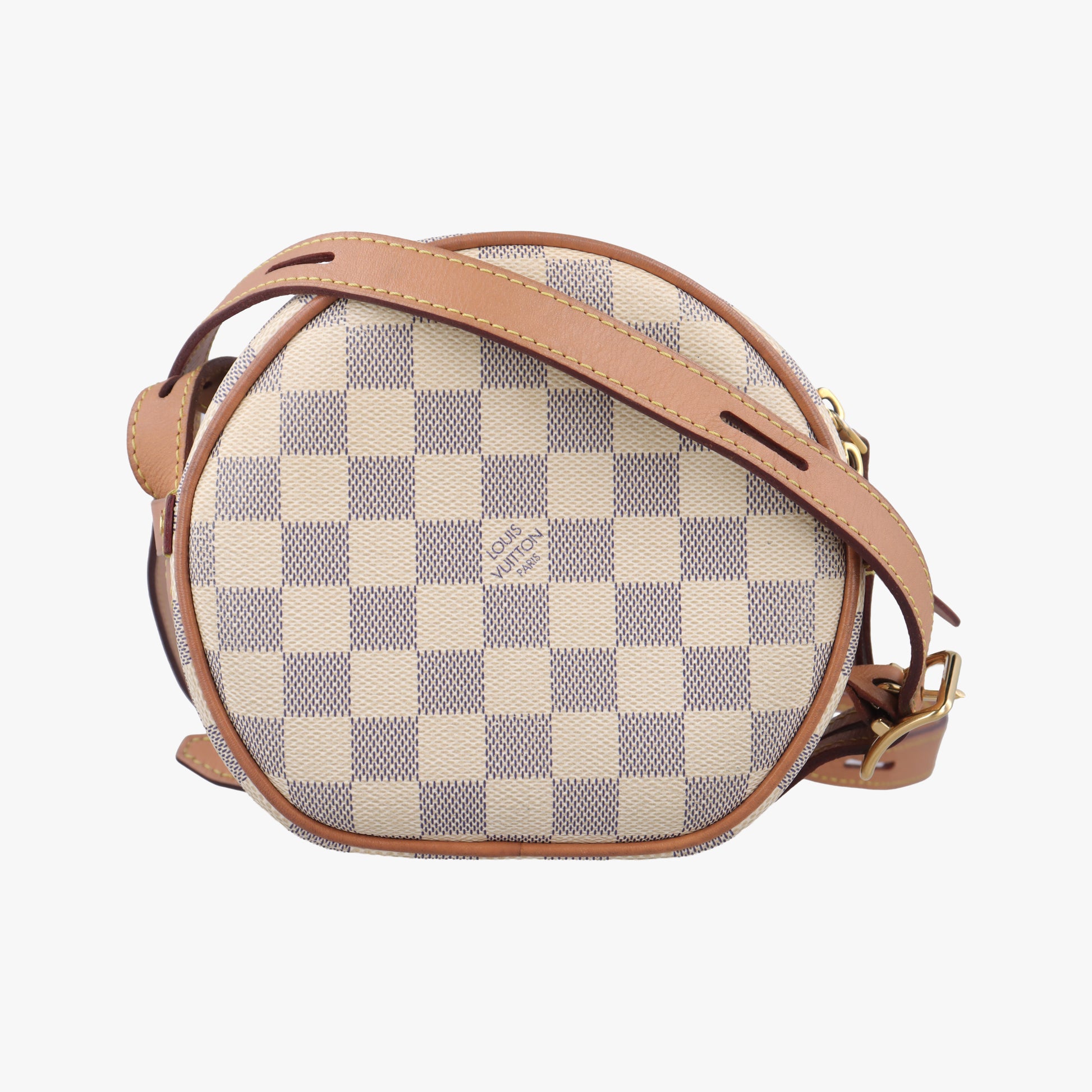 Boite Chapeau Souple PM Azur Damier Canvas N40333 PL0260ボワット・シャポースープルPM アズール ダミエキャンバス N40333 PL0260