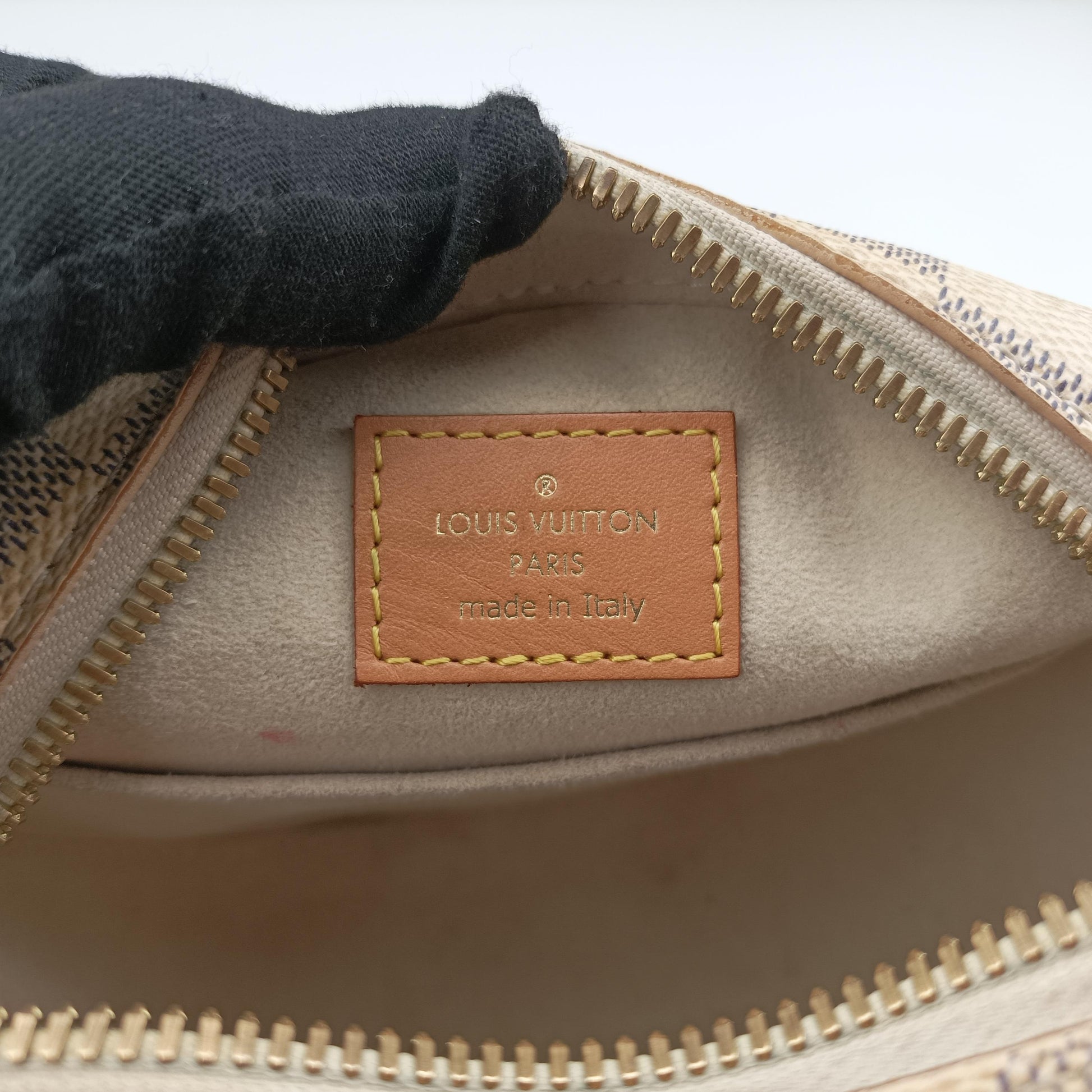 Boite Chapeau Souple PM Azur Damier Canvas N40333 PL0260ボワット・シャポースープルPM アズール ダミエキャンバス N40333 PL0260