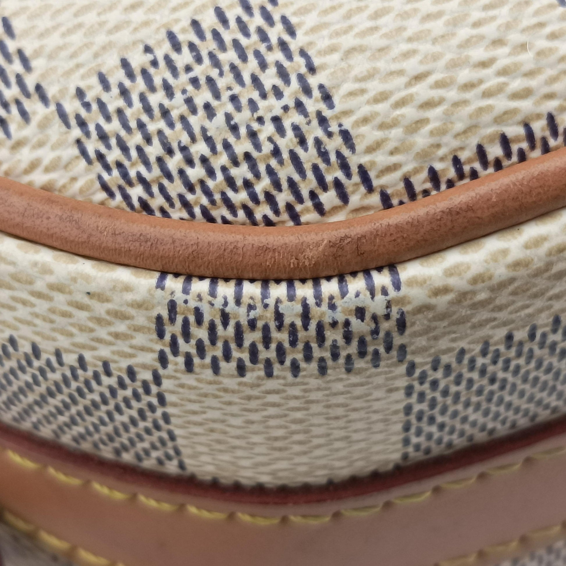 Boite Chapeau Souple PM Azur Damier Canvas N40333 PL0260ボワット・シャポースープルPM アズール ダミエキャンバス N40333 PL0260