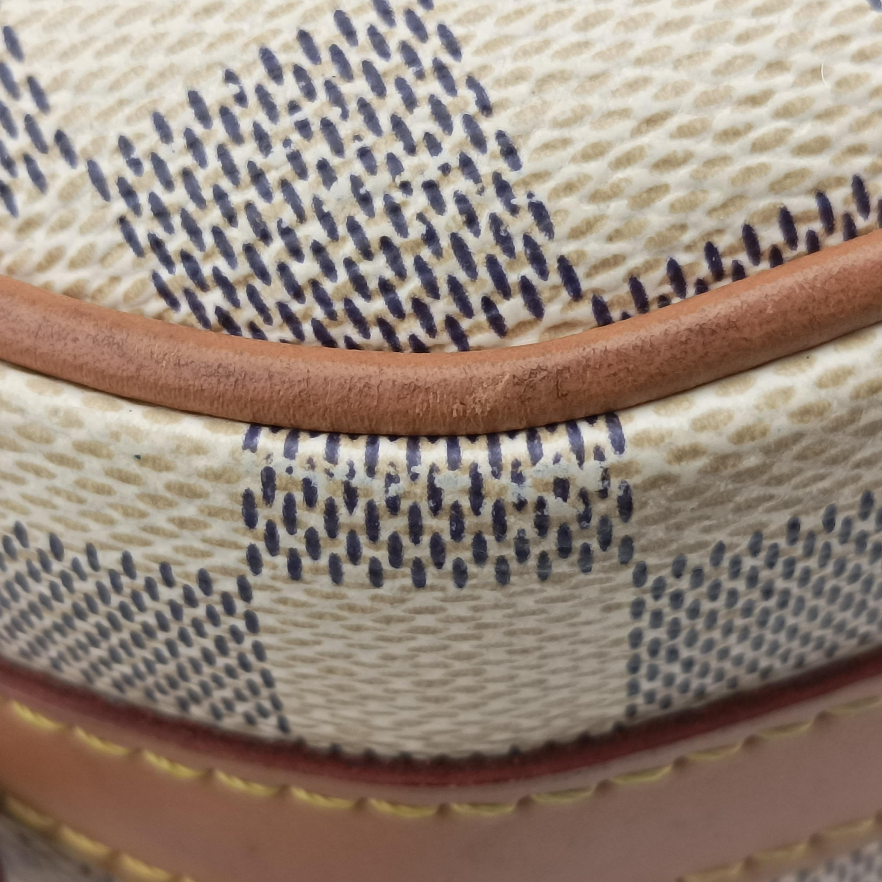 Boite Chapeau Souple PM Azur Damier Canvas N40333 PL0260ボワット・シャポースープルPM アズール ダミエキャンバス N40333 PL0260