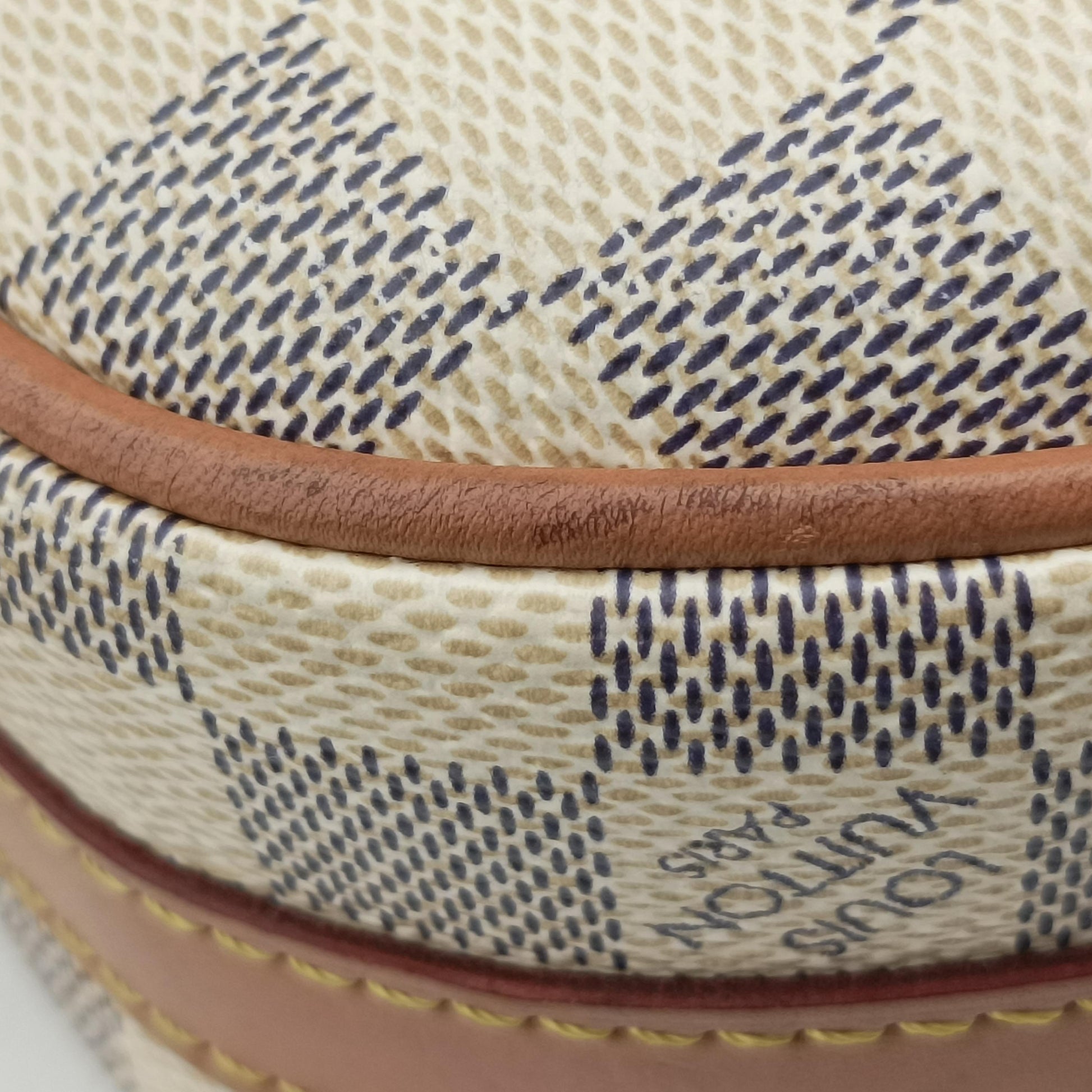 Boite Chapeau Souple PM Azur Damier Canvas N40333 PL0260ボワット・シャポースープルPM アズール ダミエキャンバス N40333 PL0260