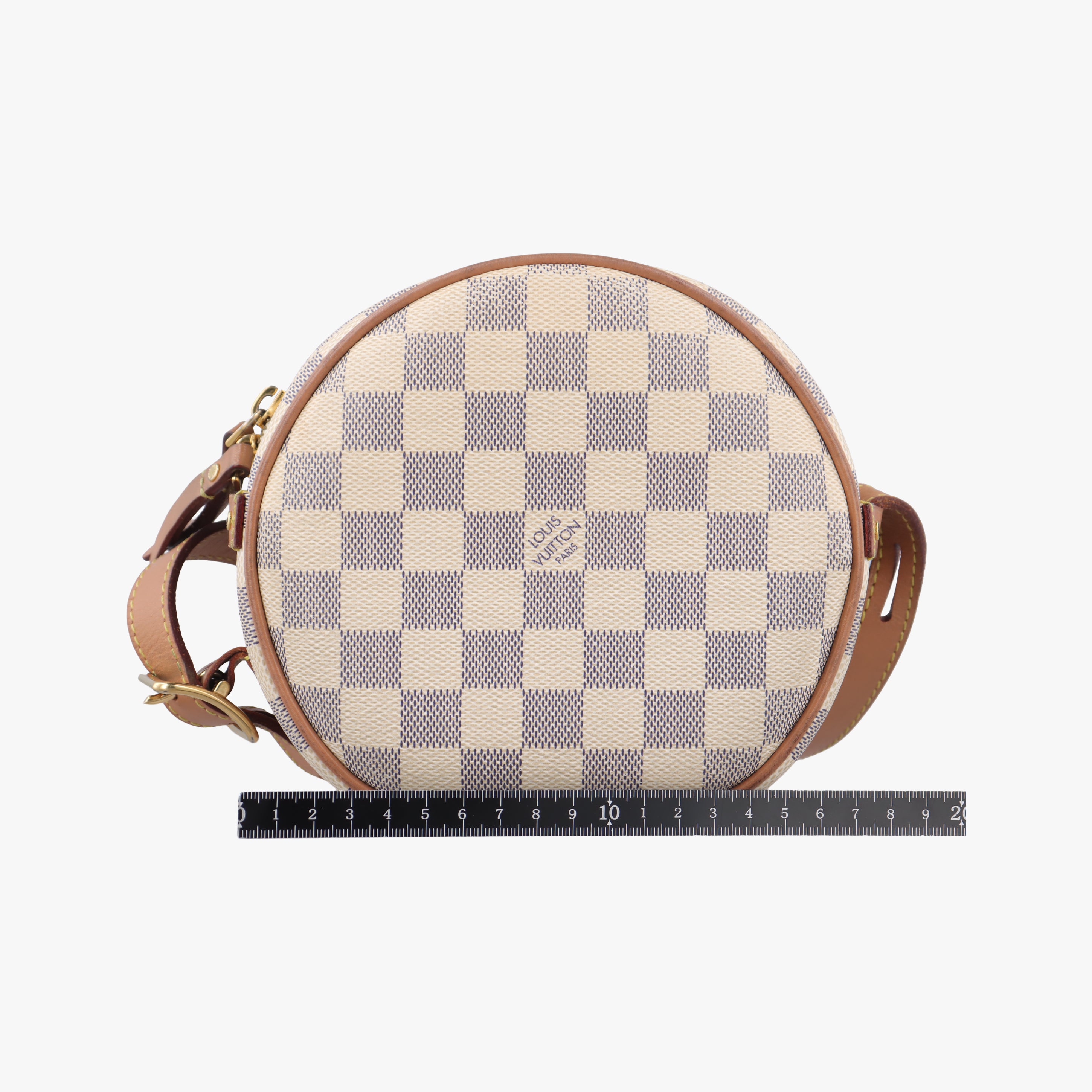 Boite Chapeau Souple PM Azur Damier Canvas N40333 PL0260ボワット・シャポースープルPM アズール ダミエキャンバス N40333 PL0260