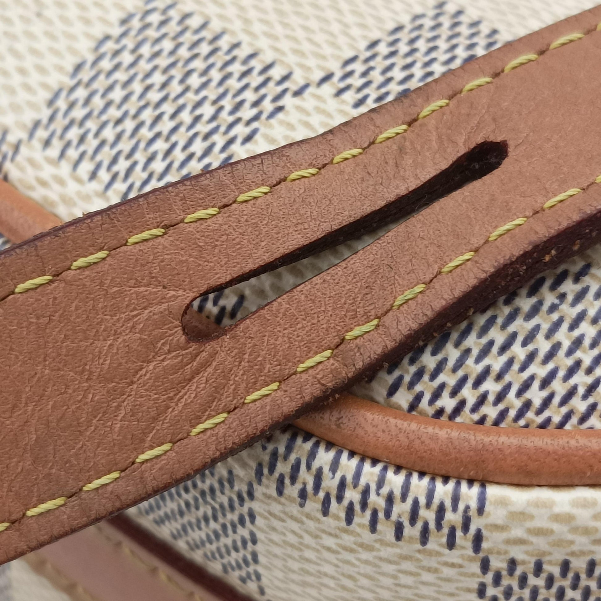 Boite Chapeau Souple PM Azur Damier Canvas N40333 PL0260ボワット・シャポースープルPM アズール ダミエキャンバス N40333 PL0260