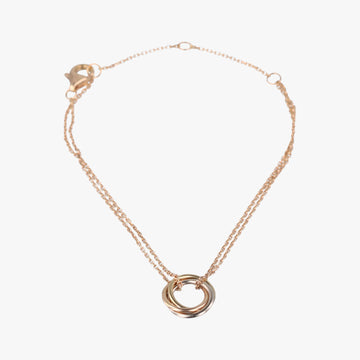 Trinity de Cartier Golden× Platinum × Rose Golden AU750 B6036818 UP0249トリニティ ドゥ カルティエ ゴールド × プラチナ × ローズゴールド AU750 B6036818 UP0249