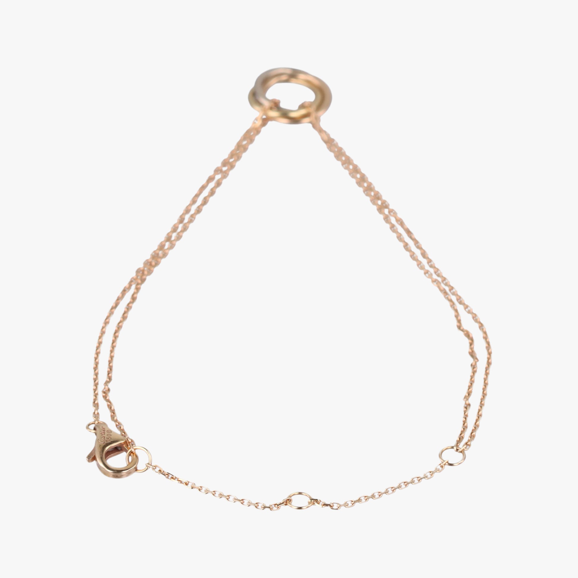 Trinity de Cartier Golden× Platinum × Rose Golden AU750 B6036818 UP0249トリニティ ドゥ カルティエ ゴールド × プラチナ × ローズゴールド AU750 B6036818 UP0249