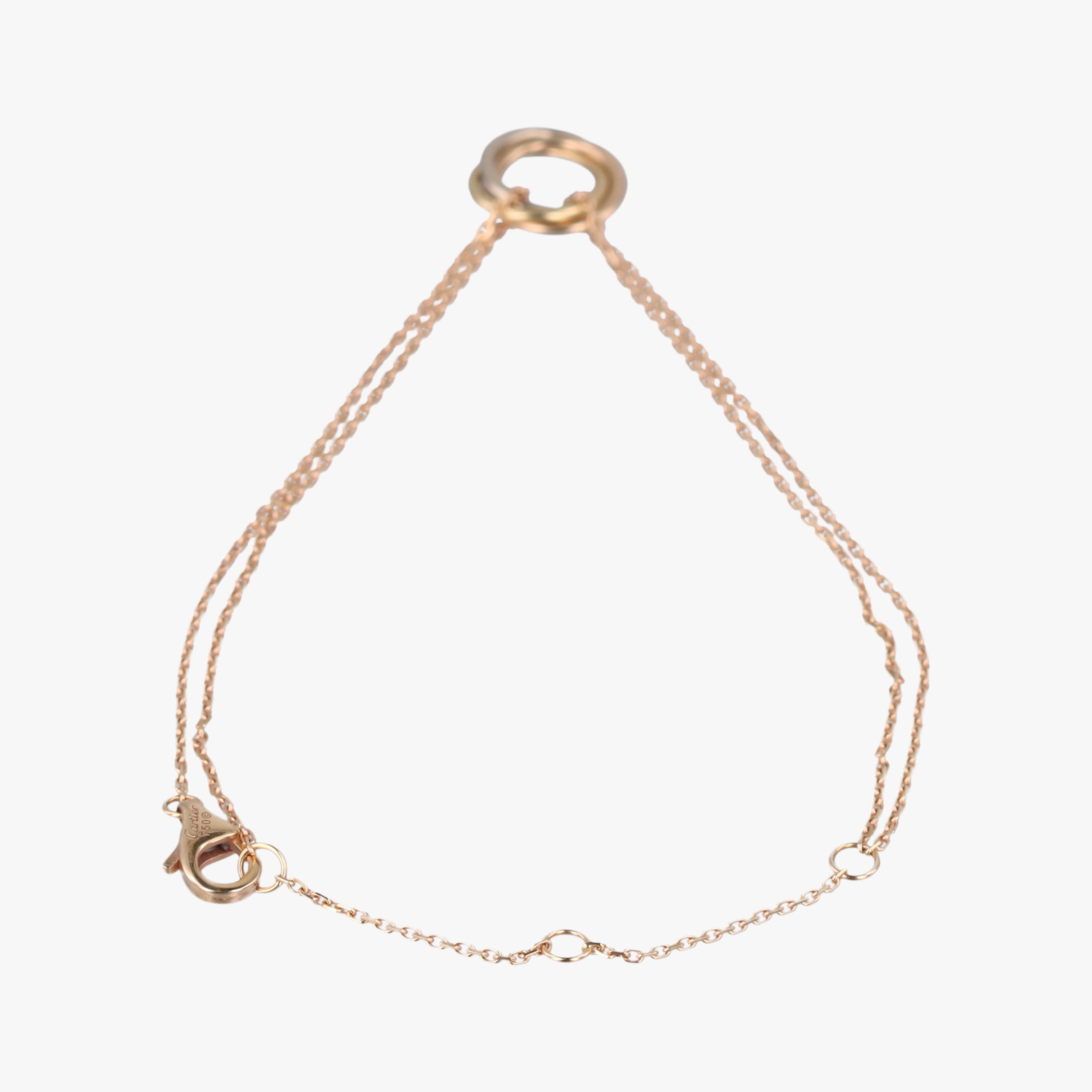 Trinity de Cartier Golden× Platinum × Rose Golden AU750 B6036818 UP0249トリニティ ドゥ カルティエ ゴールド × プラチナ × ローズゴールド AU750 B6036818 UP0249