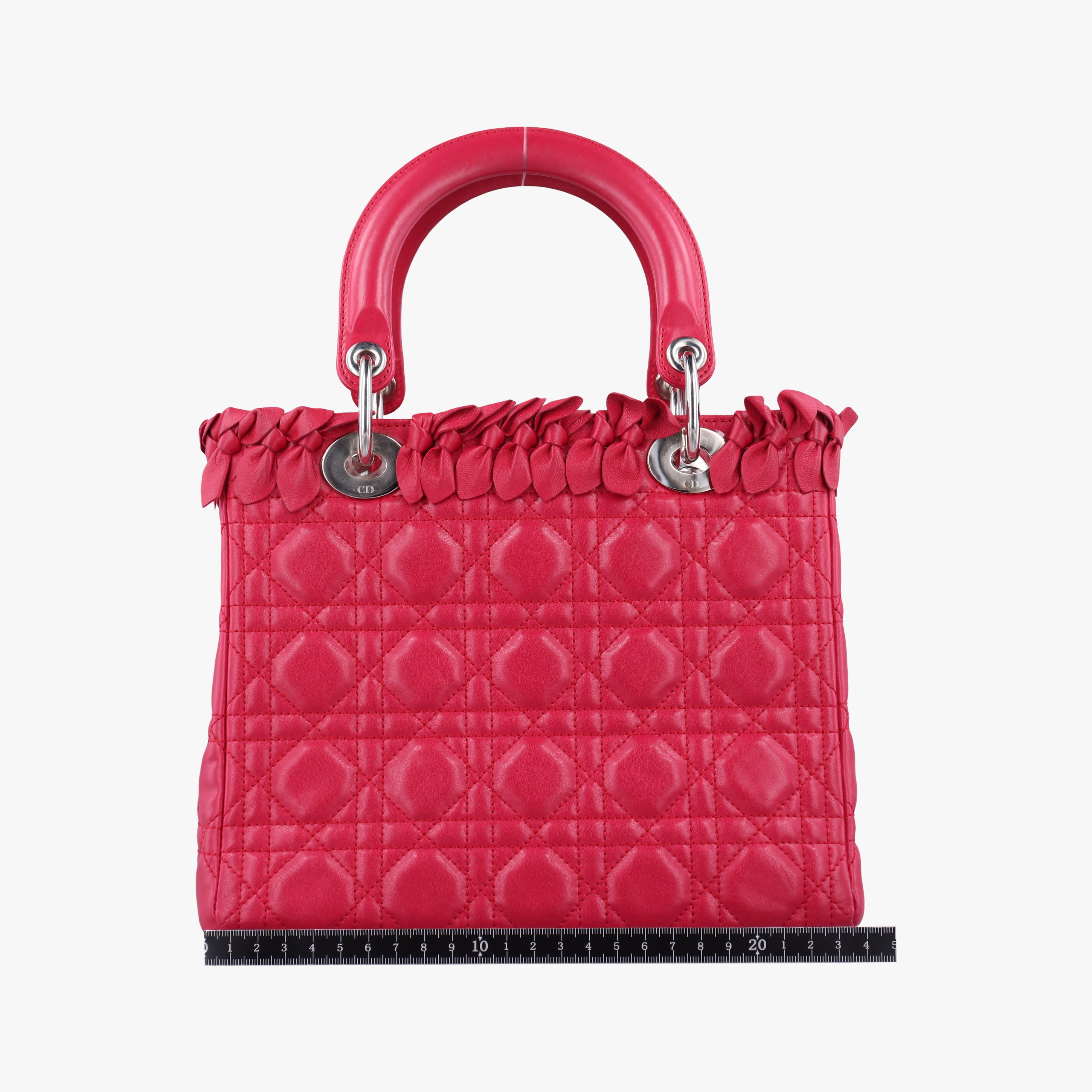 Lady Dior Red lambskin 11-MA-0171レディディオール レッド ラムスキン 11-MA-0171
