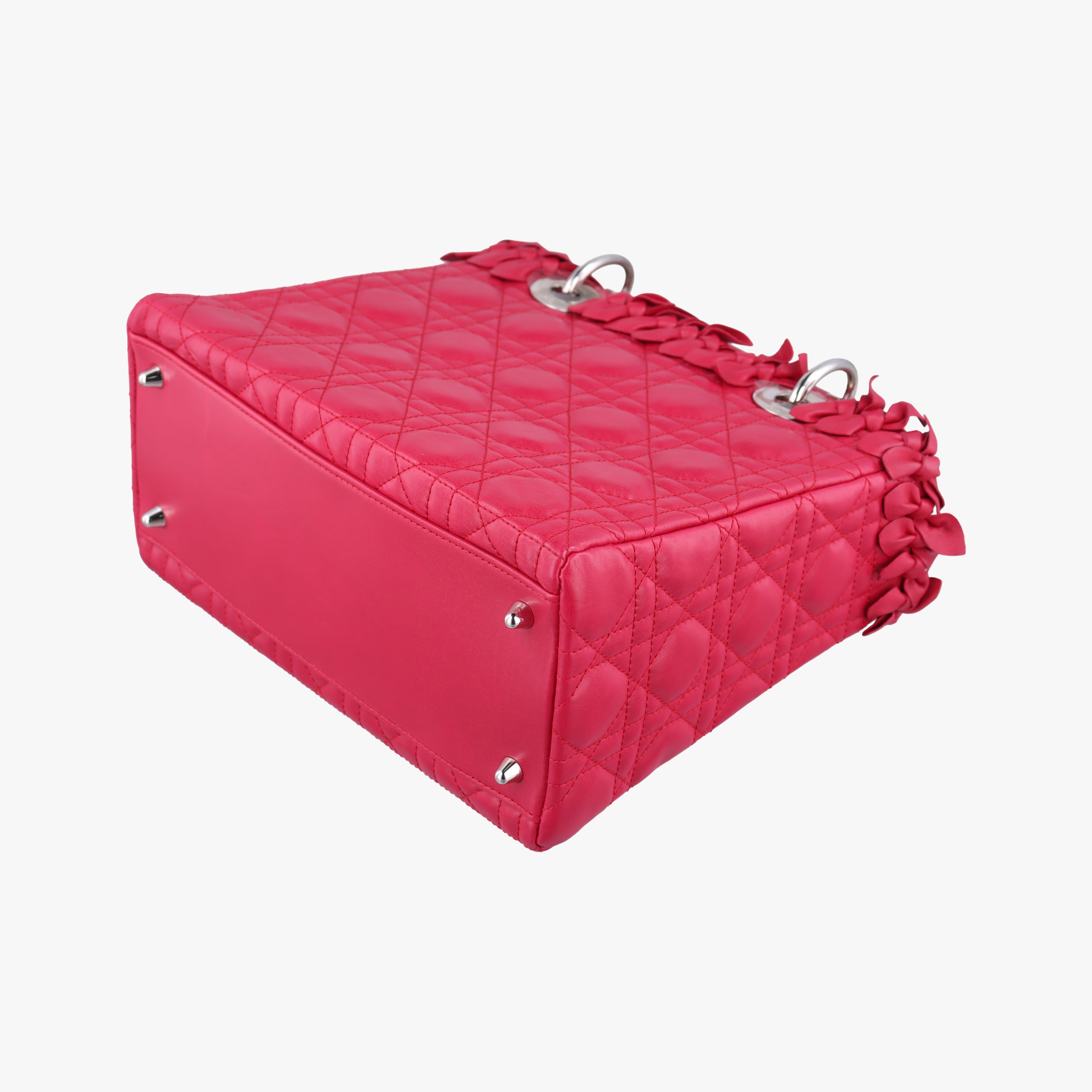 Lady Dior Red lambskin 11-MA-0171レディディオール レッド ラムスキン 11-MA-0171