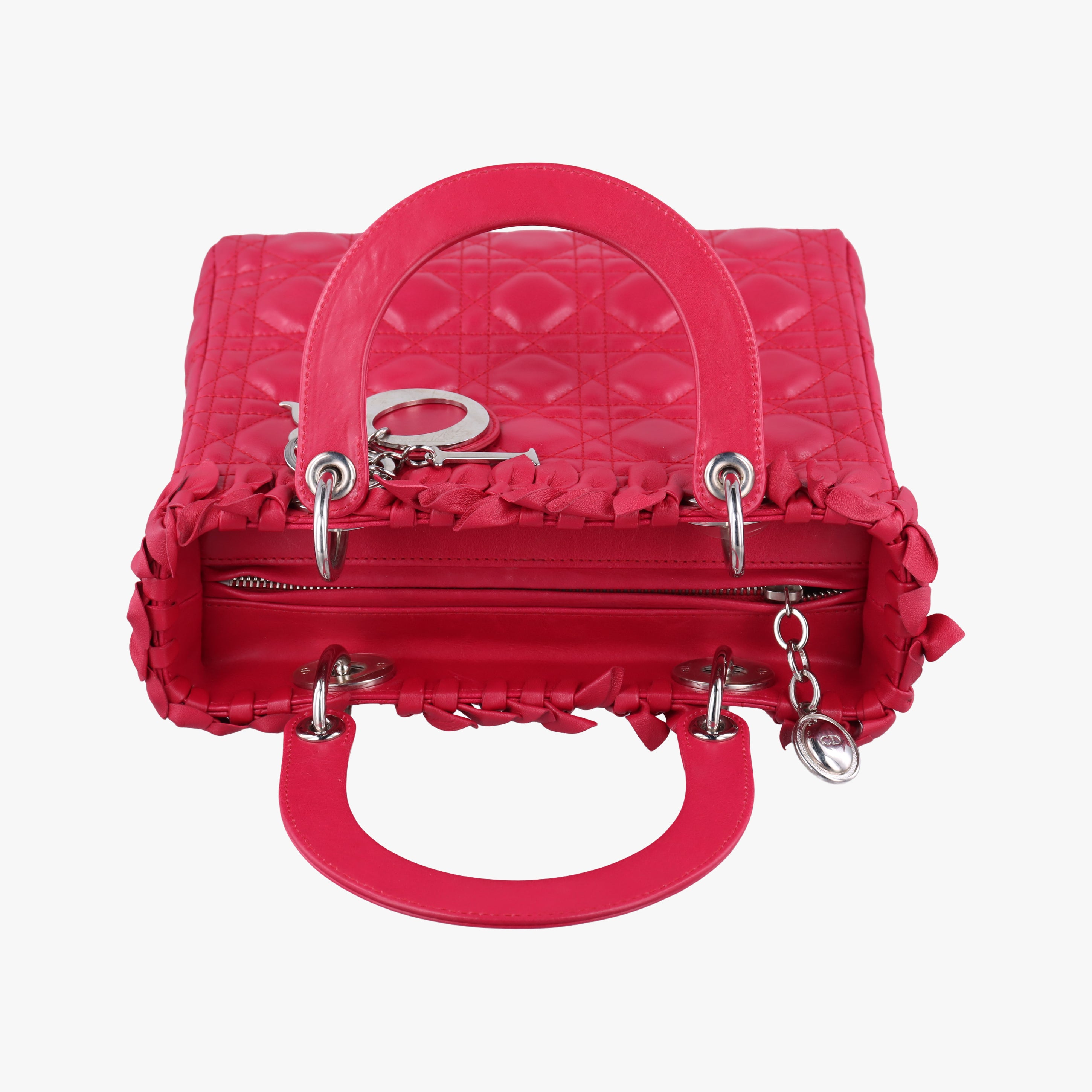 Lady Dior Red lambskin 11-MA-0171レディディオール レッド ラムスキン 11-MA-0171