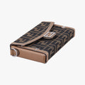 Zucca Soft Trunk Phone Pouch Brown Canvas 7AS139 7AS139-AFBV-229-0501ズッカ ソフトトランク スマホポーチ ブラウン キャンバス 7AS139 7AS139-AFBV-229-0501