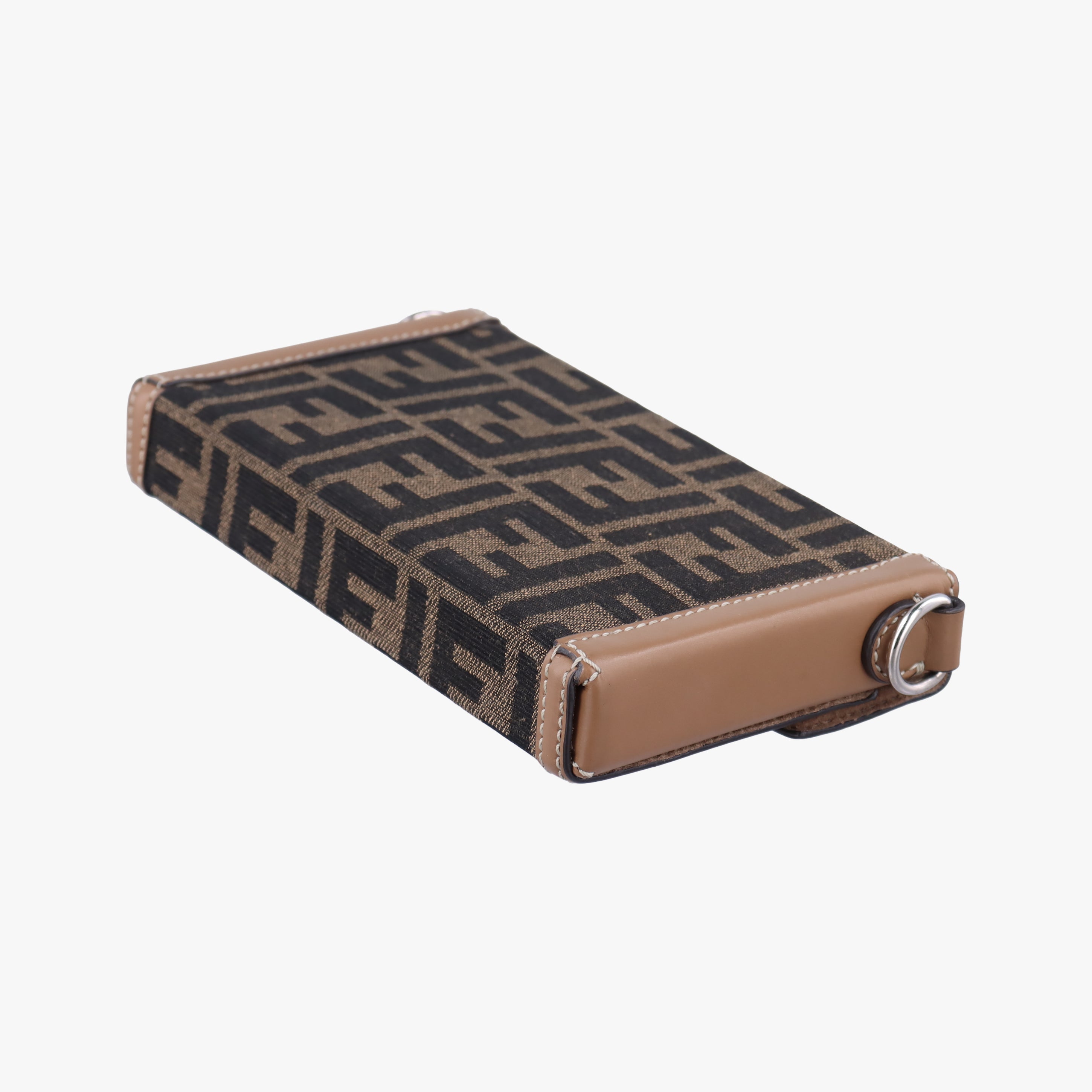 Zucca Soft Trunk Phone Pouch Brown Canvas 7AS139 7AS139-AFBV-229-0501ズッカ ソフトトランク スマホポーチ ブラウン キャンバス 7AS139 7AS139-AFBV-229-0501