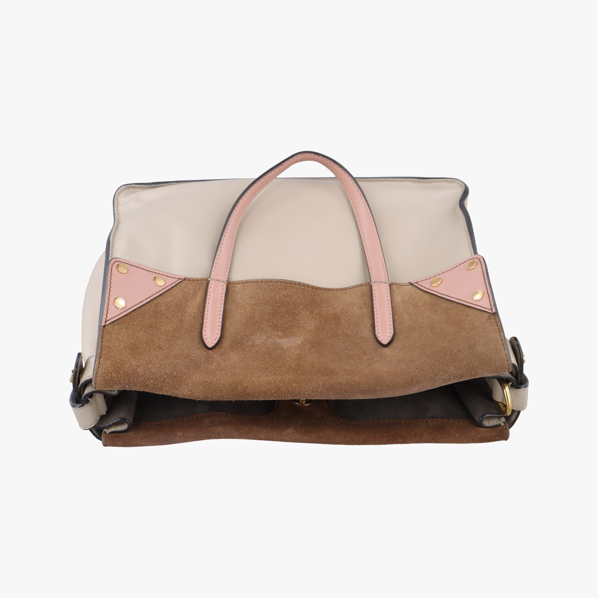 Flip Beige x Pink x Brown Leather x Suede 8BT303 8BT303-A6CG-208-13429フリップ ベージュ×ピンク×ブラウン レザー×スエード 8BT303 8BT303-A6CG-208-13429