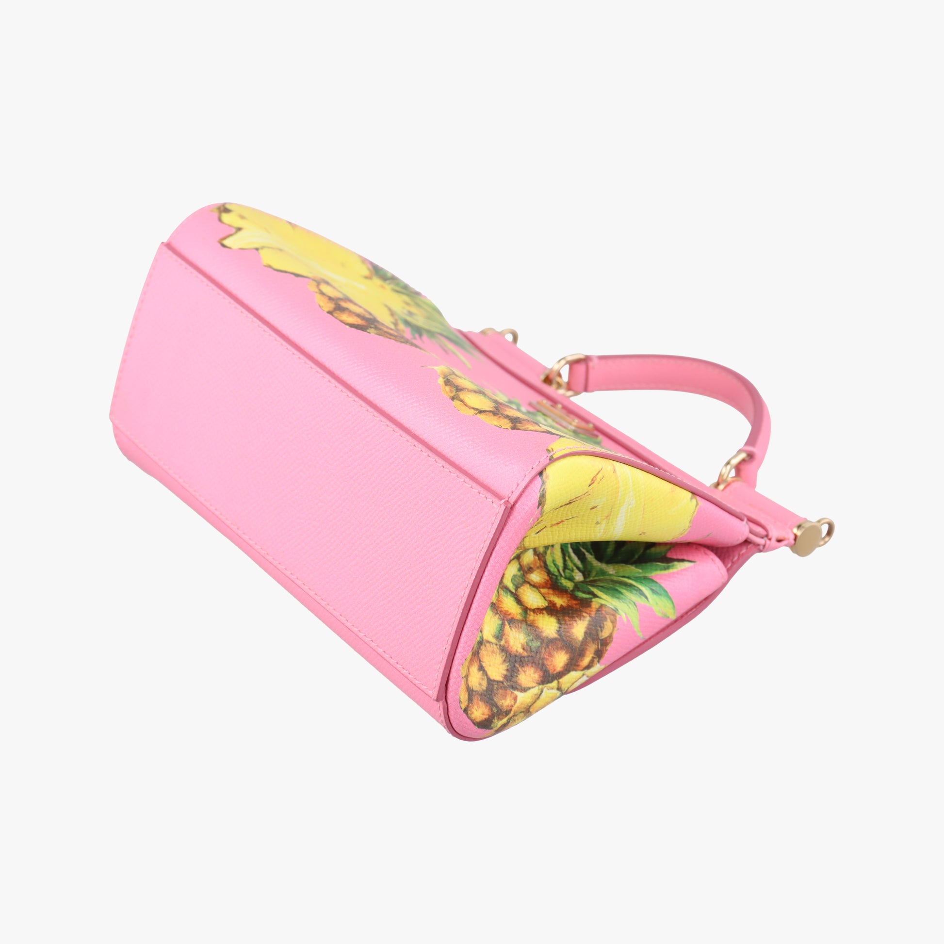 Pineapple pattern Sicily pink×Multicolour Leather 44パイナップル柄 シシリー ピンク×マルチカラー レザー 44