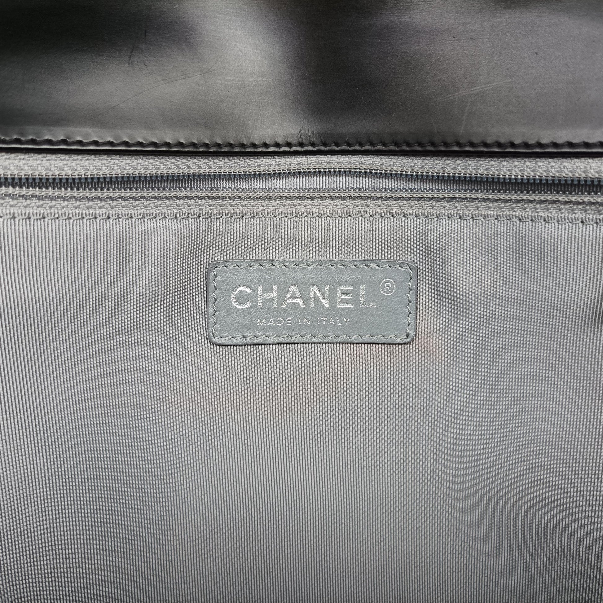 BOY CHANEL Black Enamel A67021 17001419ボーイシャネル ブラック エナメル A67021 17001419