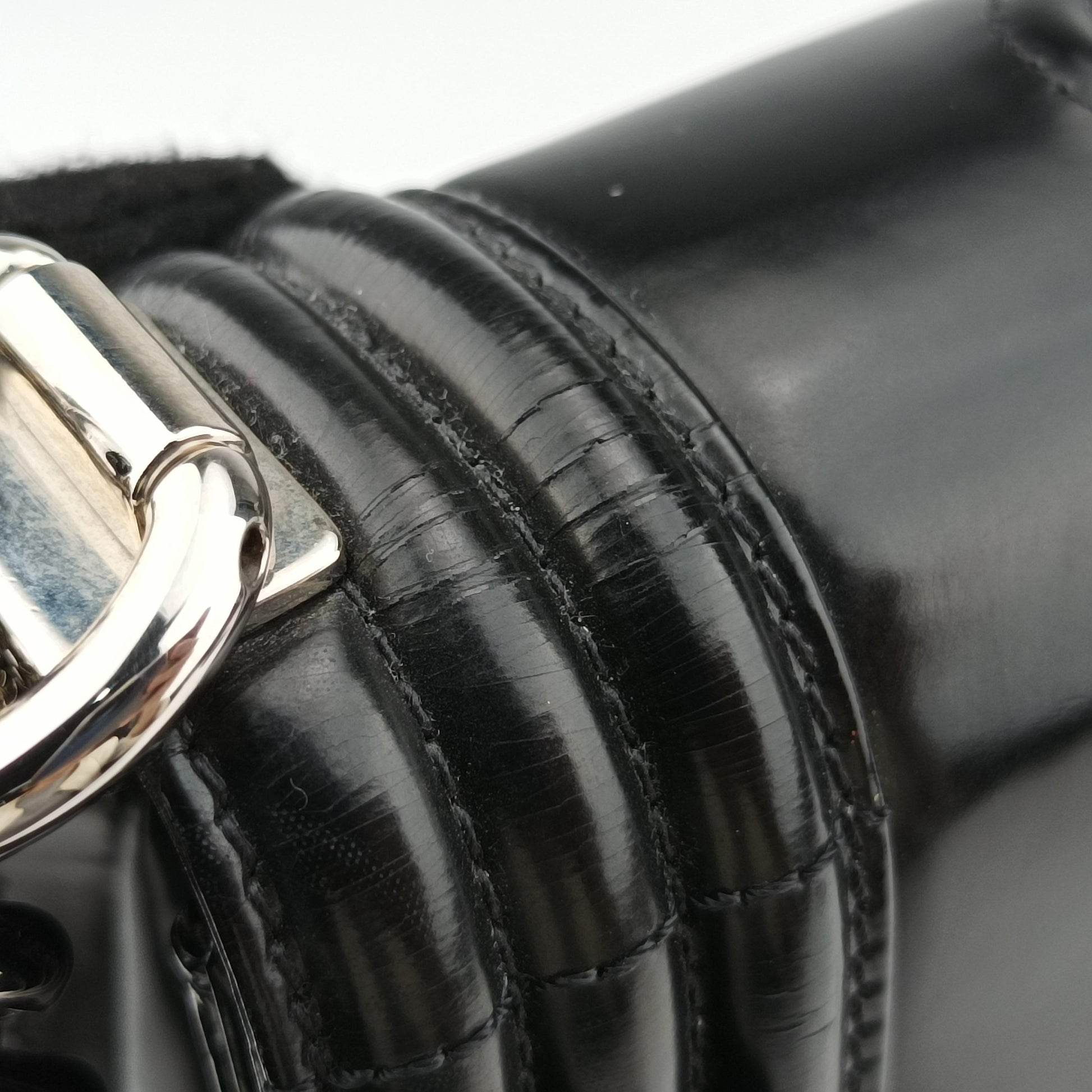 BOY CHANEL Black Enamel A67021 17001419ボーイシャネル ブラック エナメル A67021 17001419