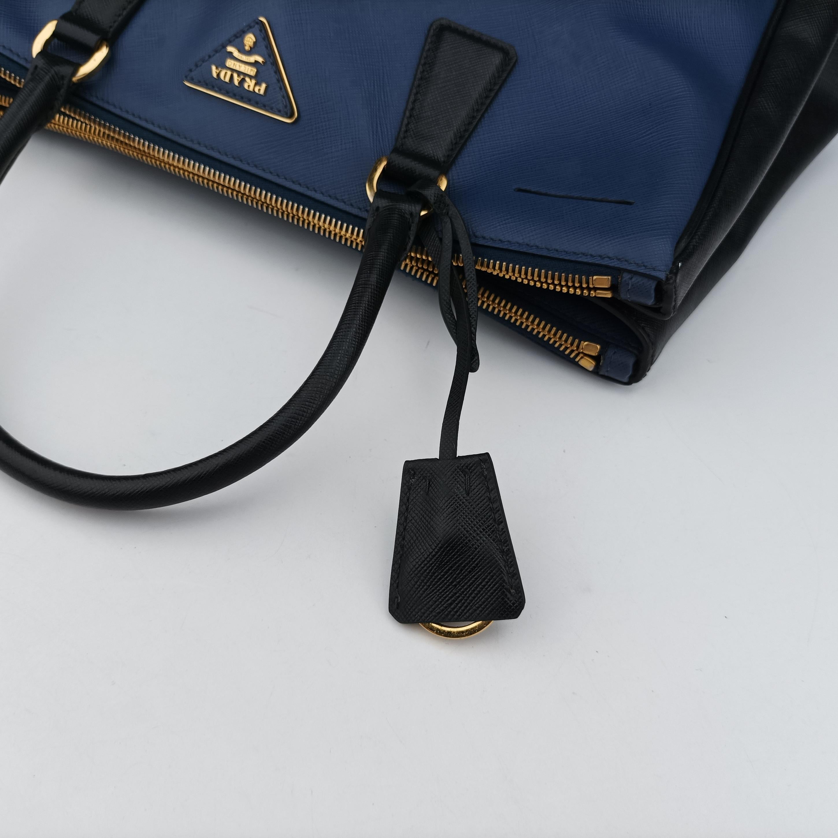 Galleria Navy × Black SAFFIANO Leather B2830A 14/Gガレリア ネイビー×ブラック サフィアーノ レザー B2830A 14/G